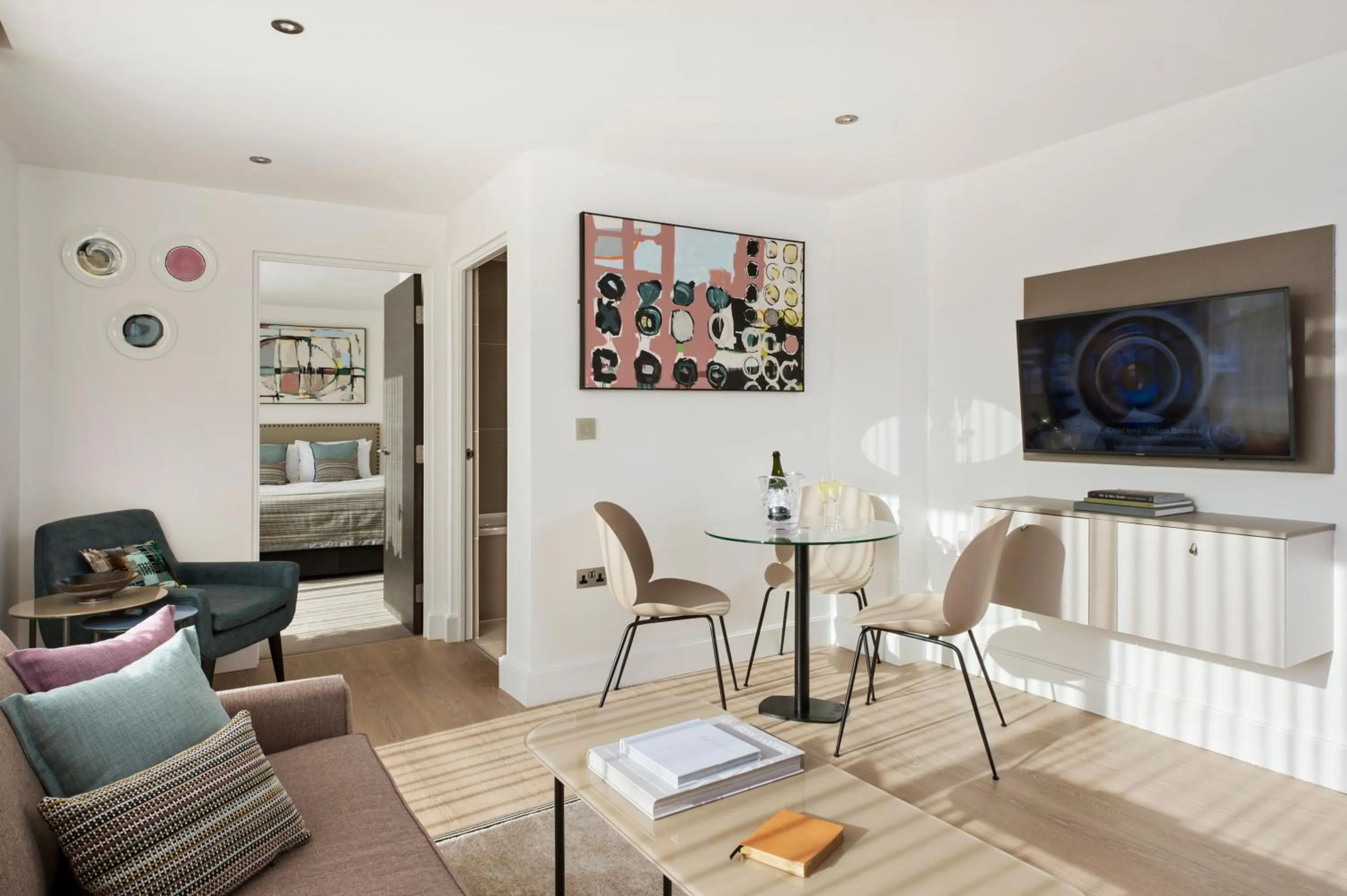 Living room in The Chronicle by Supercity Aparthotels