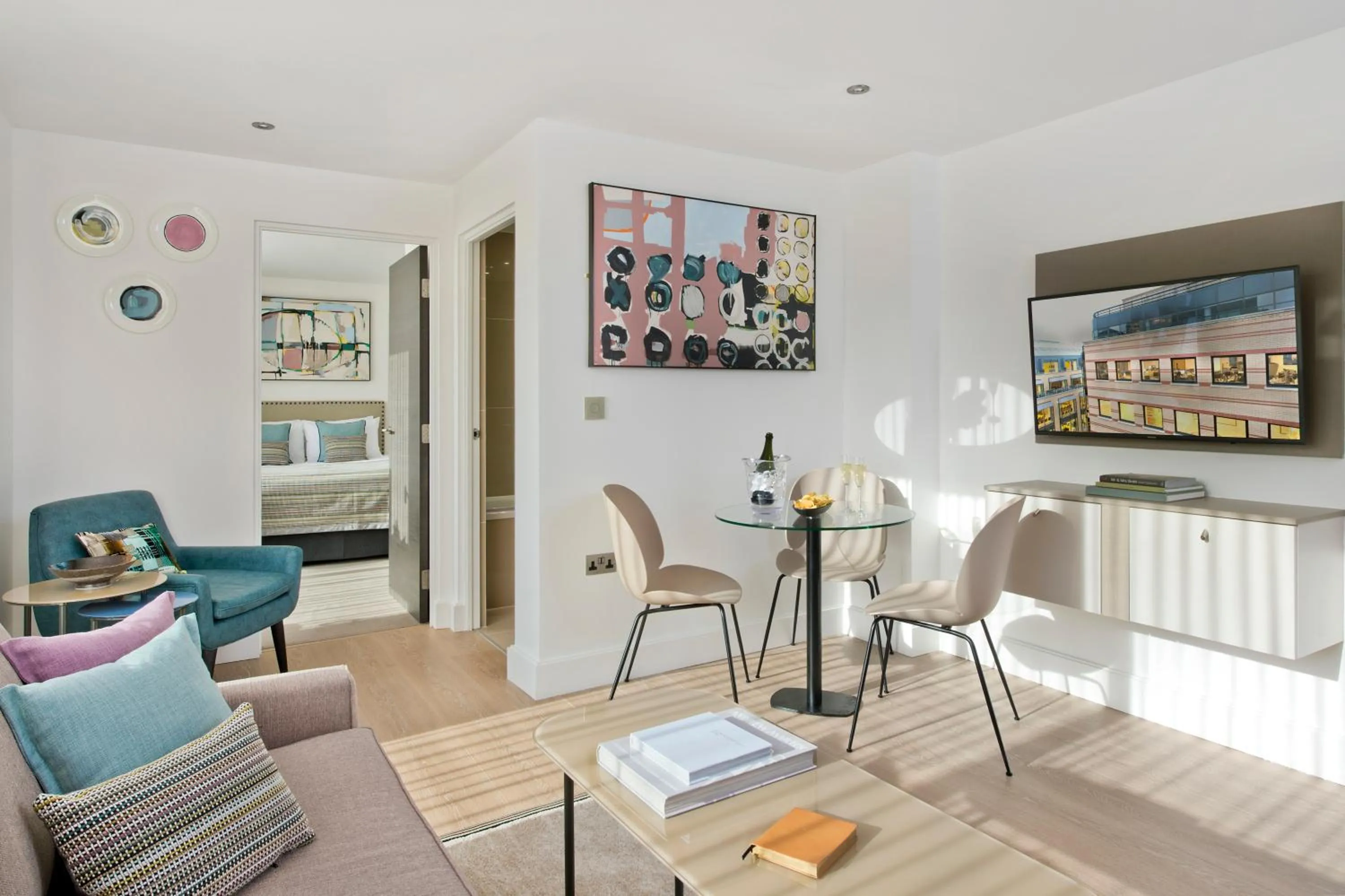 Living room in The Chronicle by Supercity Aparthotels