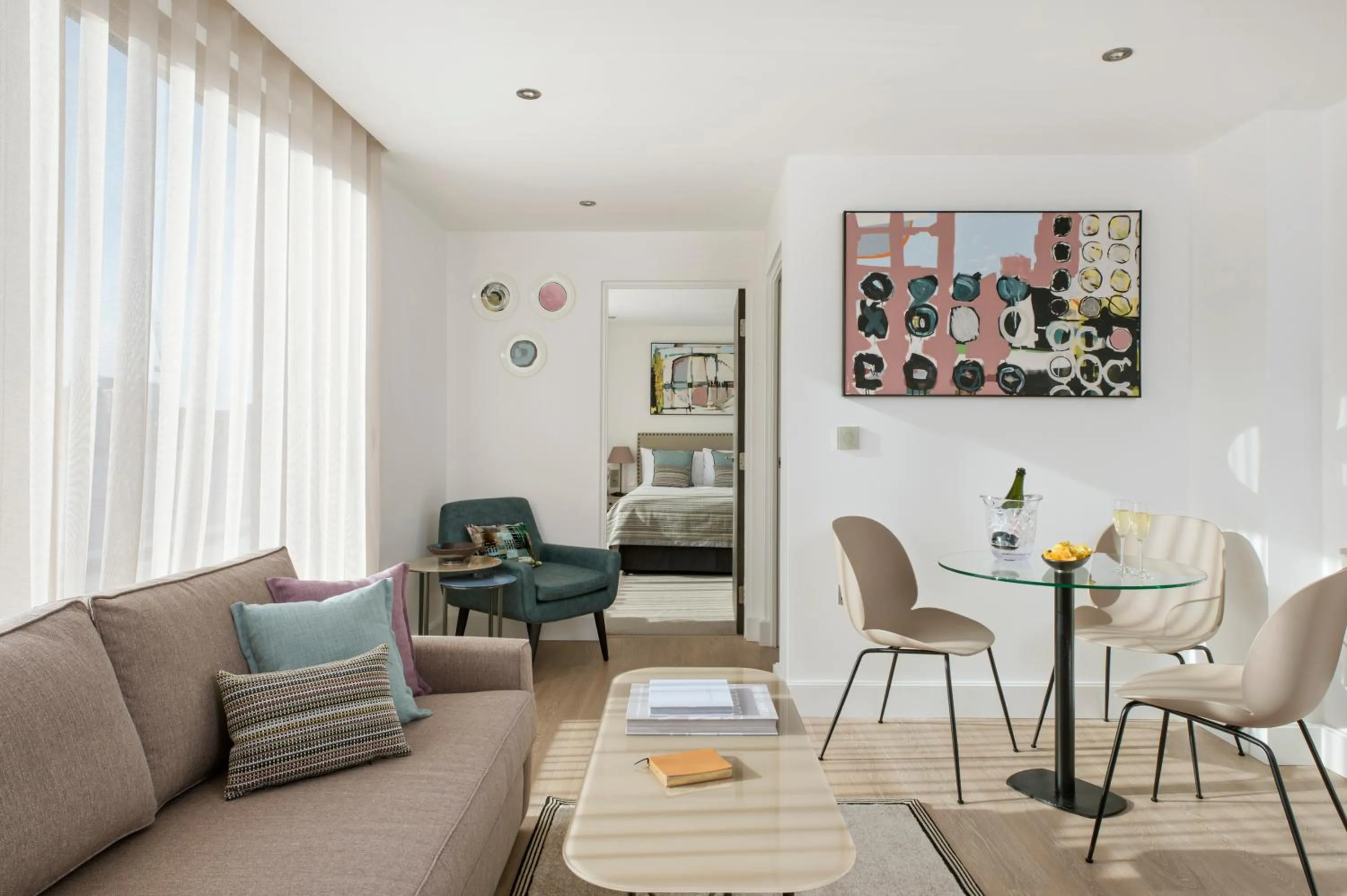 Living room in The Chronicle by Supercity Aparthotels