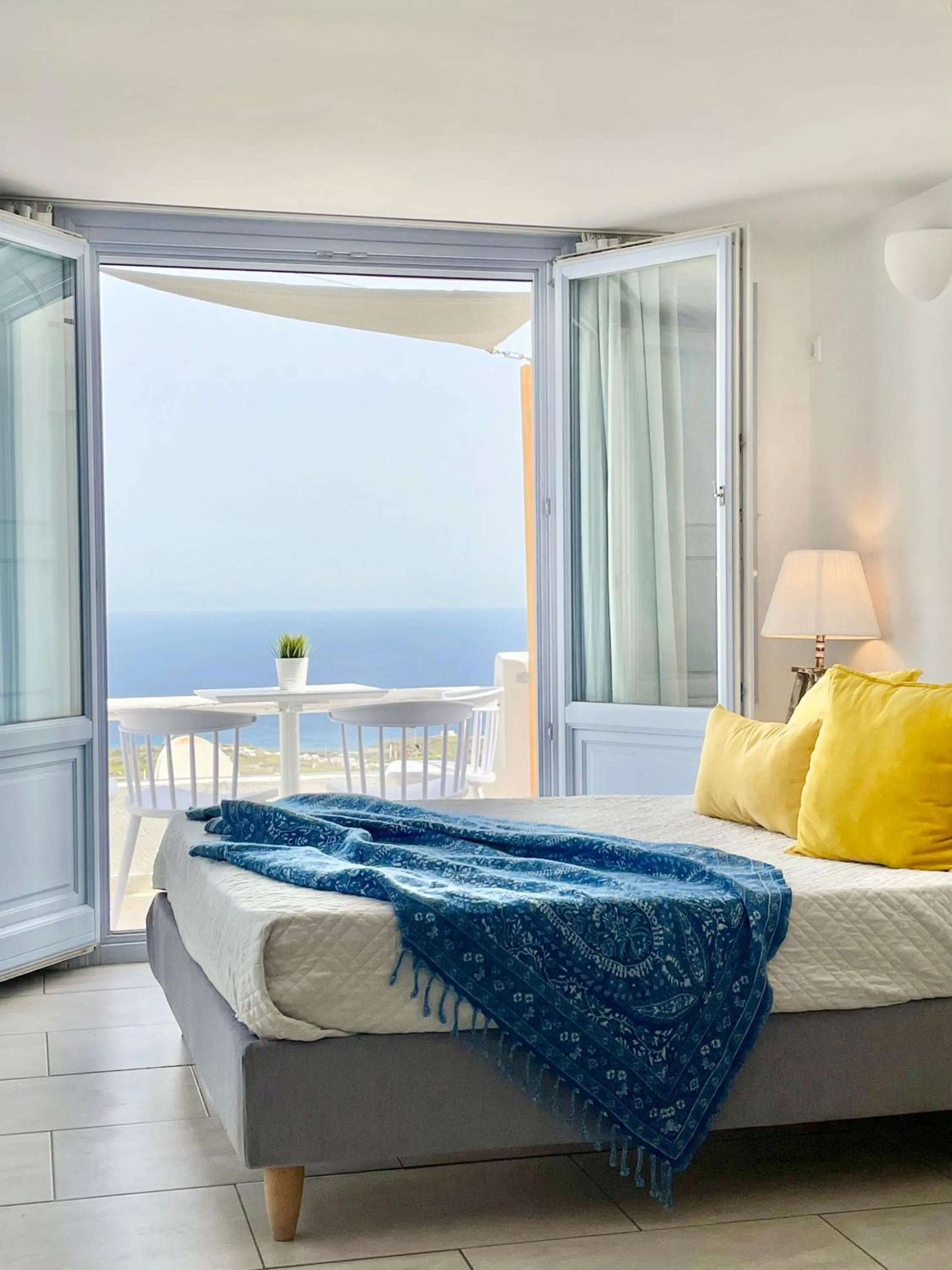 Sea view, Bed in Elkaza Villas