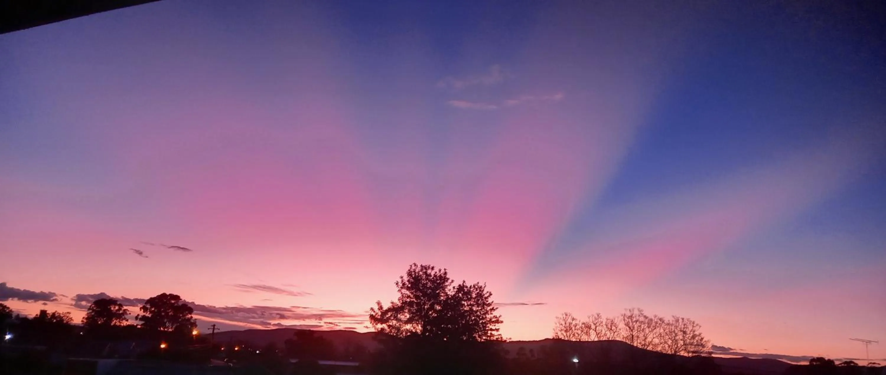 Sunset in Cessnock Vintage Motor Inn
