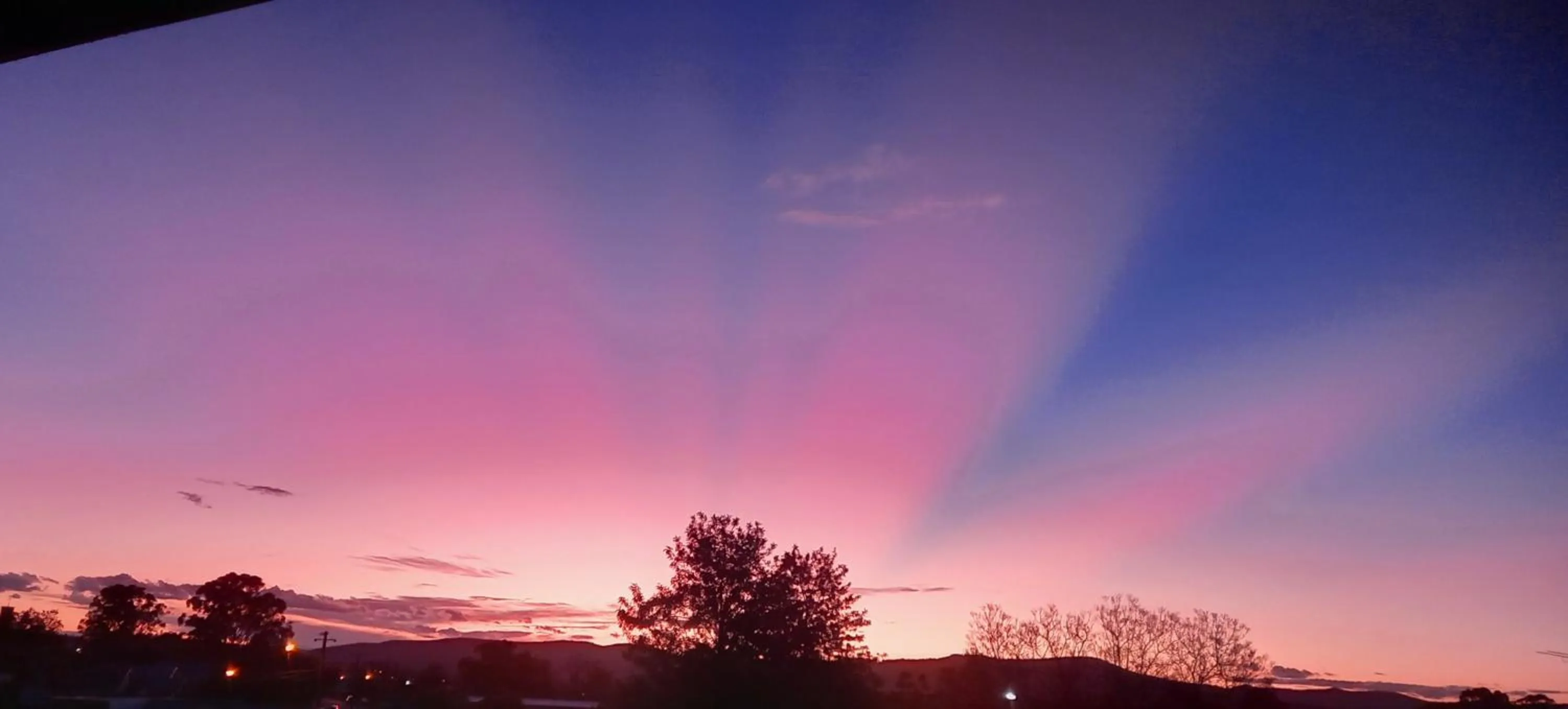 Sunset in Cessnock Vintage Motor Inn