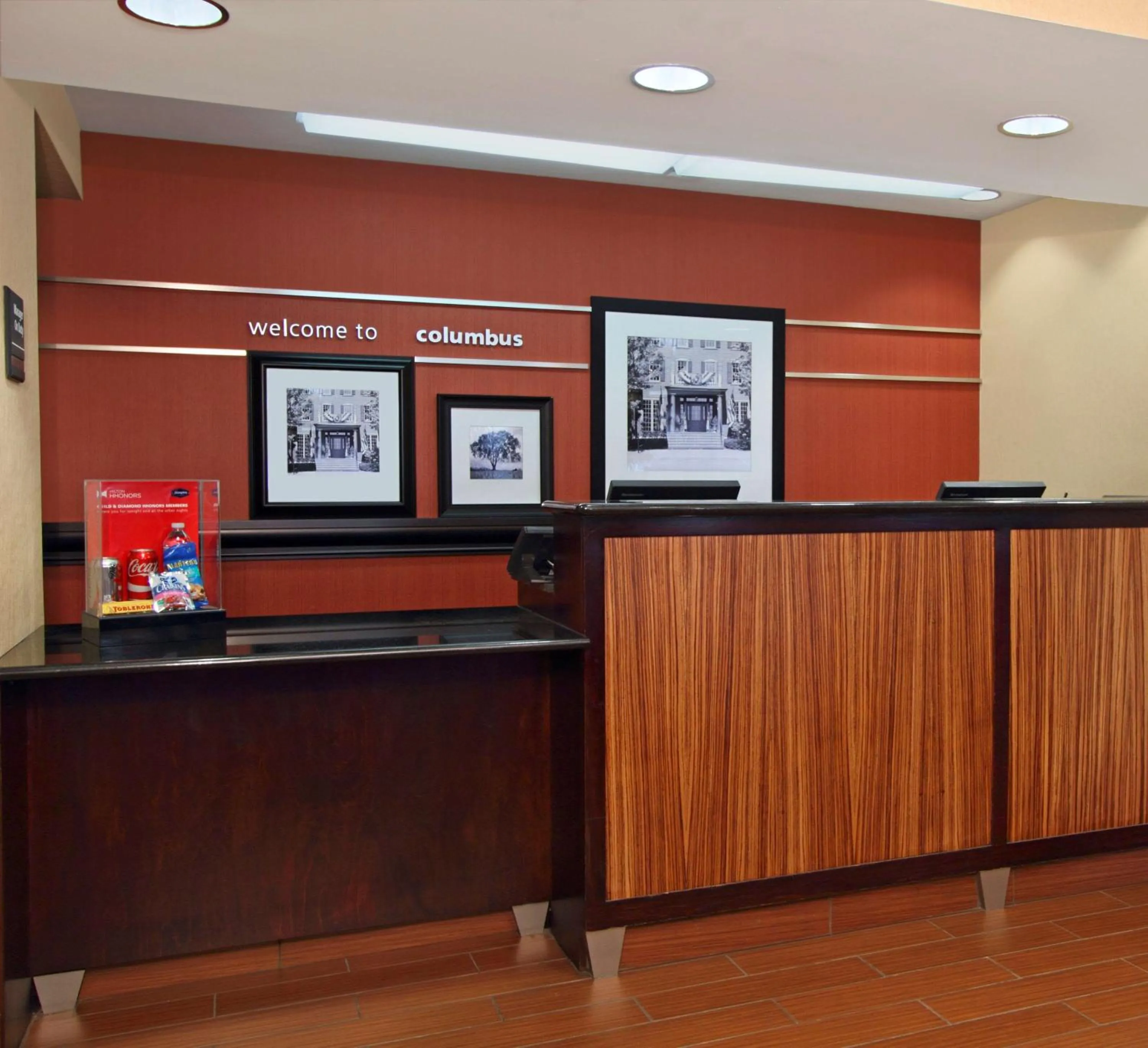 Lobby or reception in Hampton Inn Columbus-International Airport
