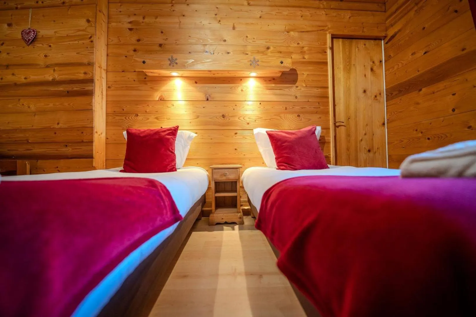 Bed in Hôtel du Centre