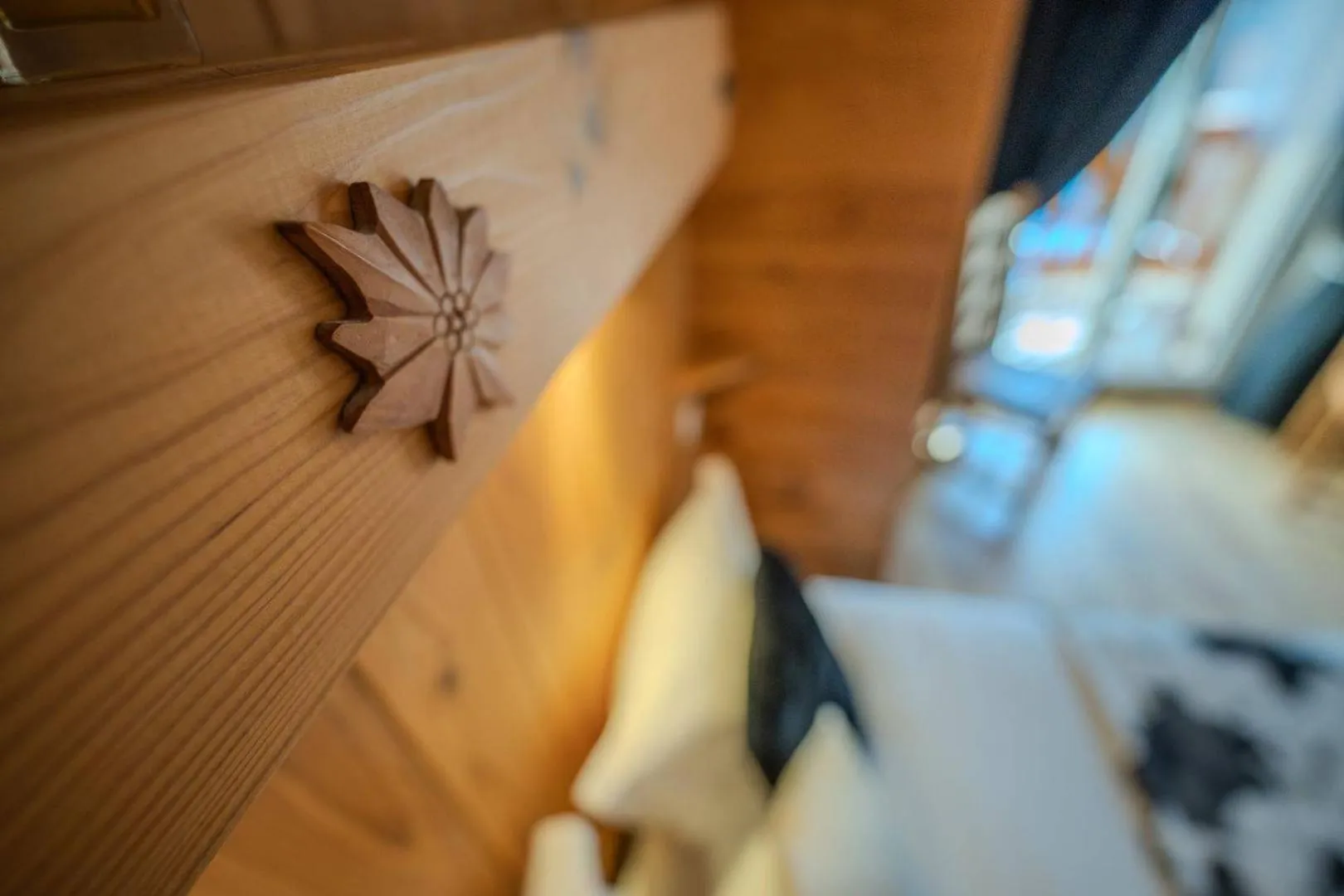 Decorative detail, Bed in Hôtel du Centre