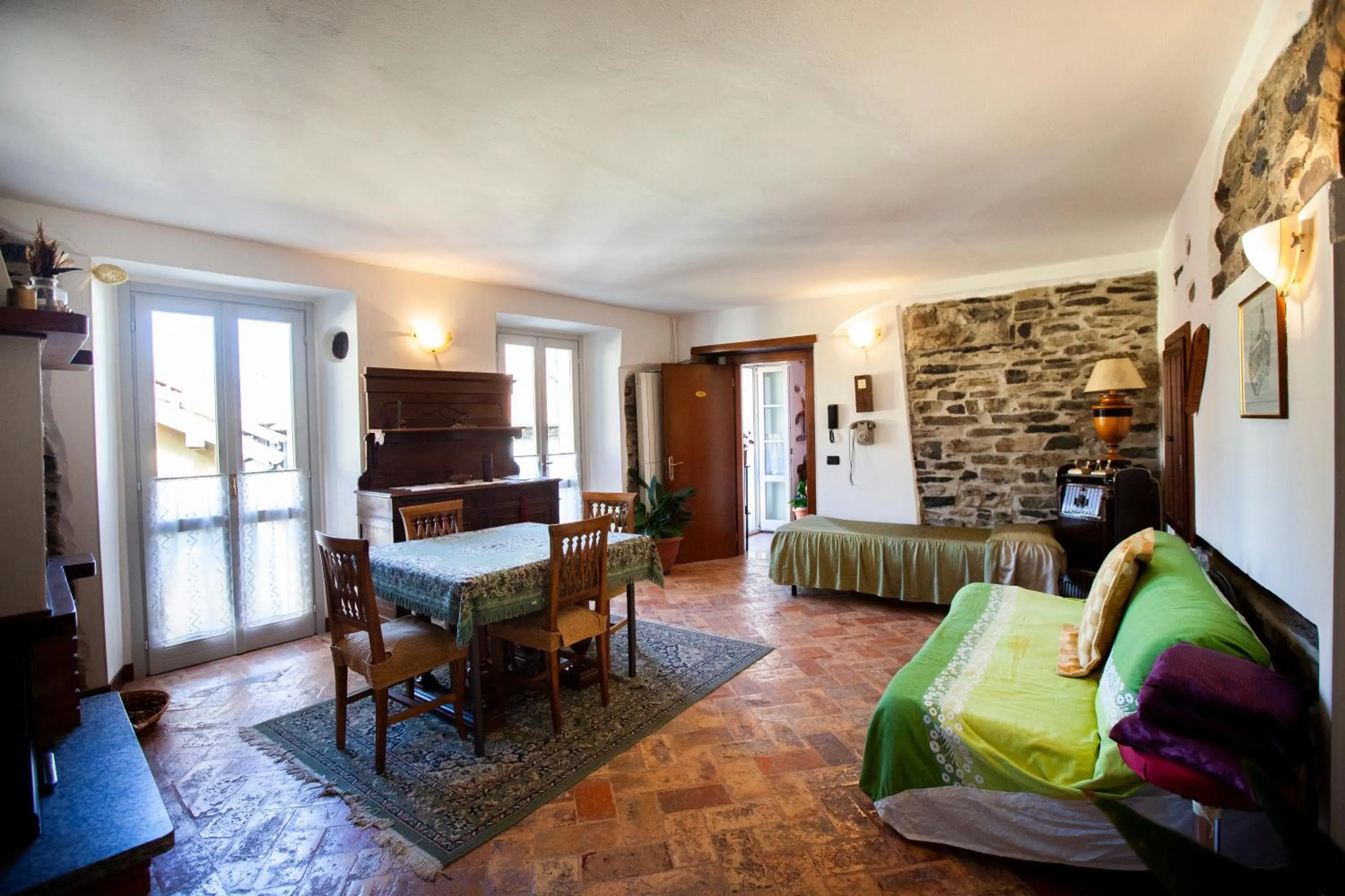 Living room, Bed in Antica Molina