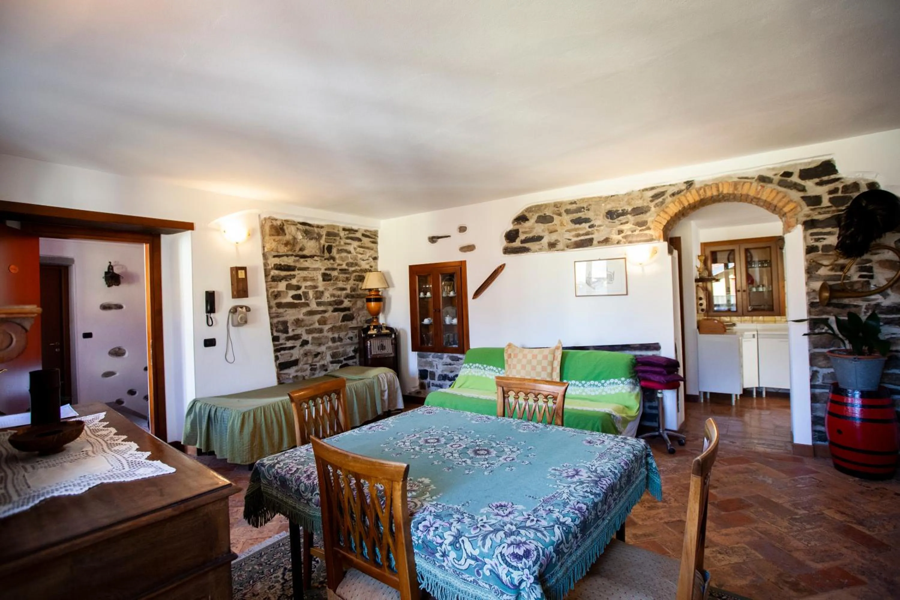 Living room, Bed in Antica Molina