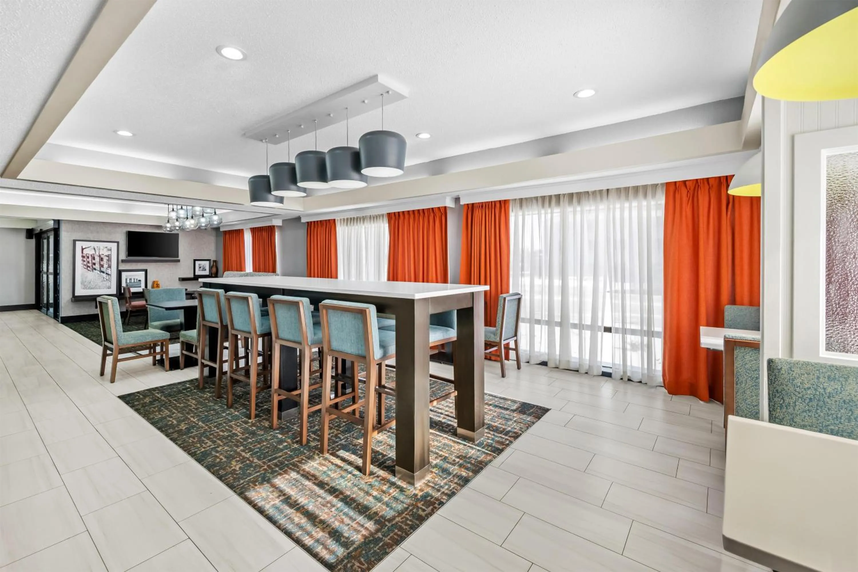 Lobby or reception in Hampton Inn Bloomington West