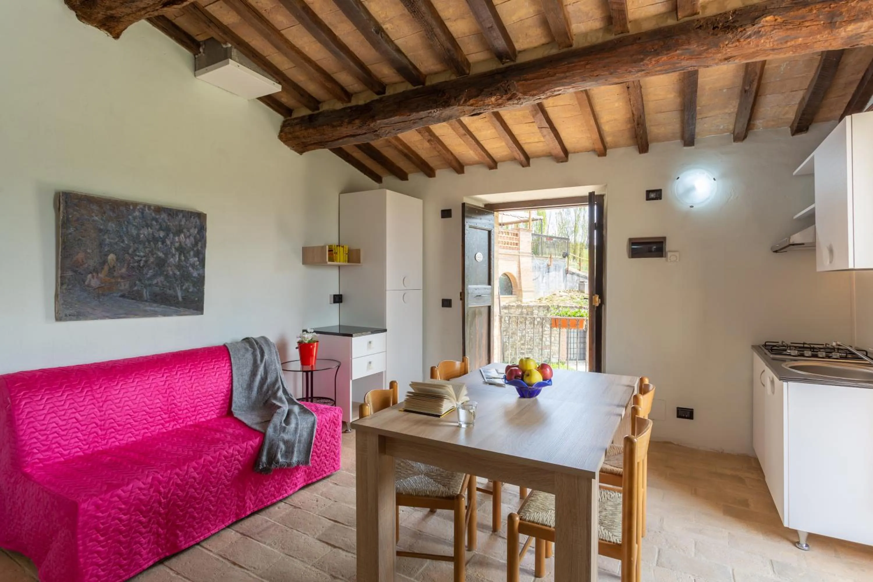 Balcony/Terrace in GH Borgo Pulciano Agriturismo