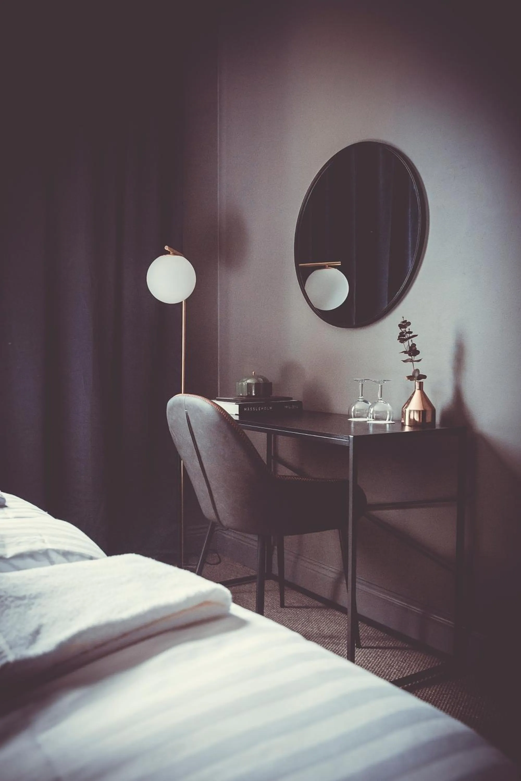 Bedroom, Bed in Tyringe Kurhotell