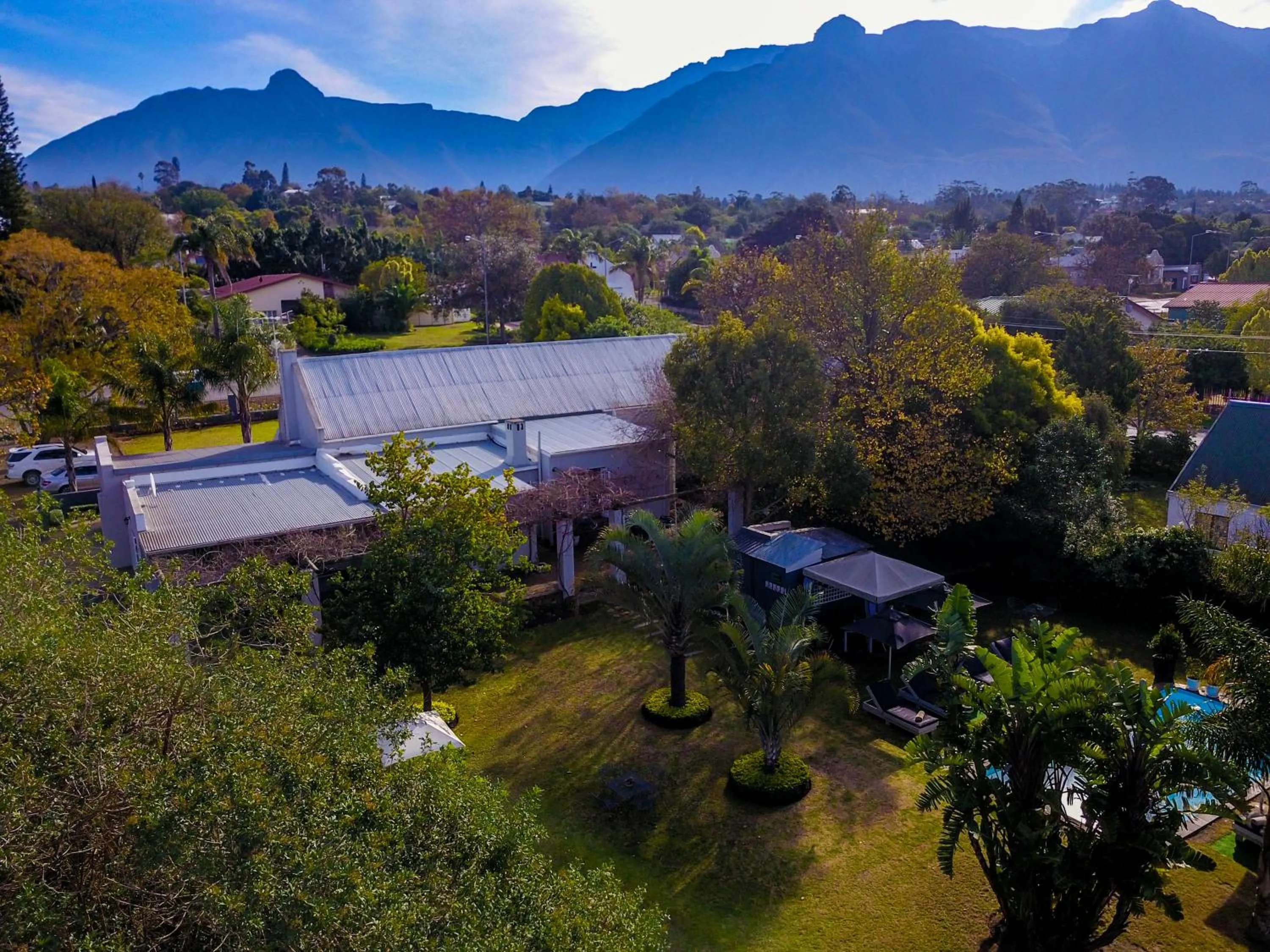 Garden view in Elianthe Guesthouse