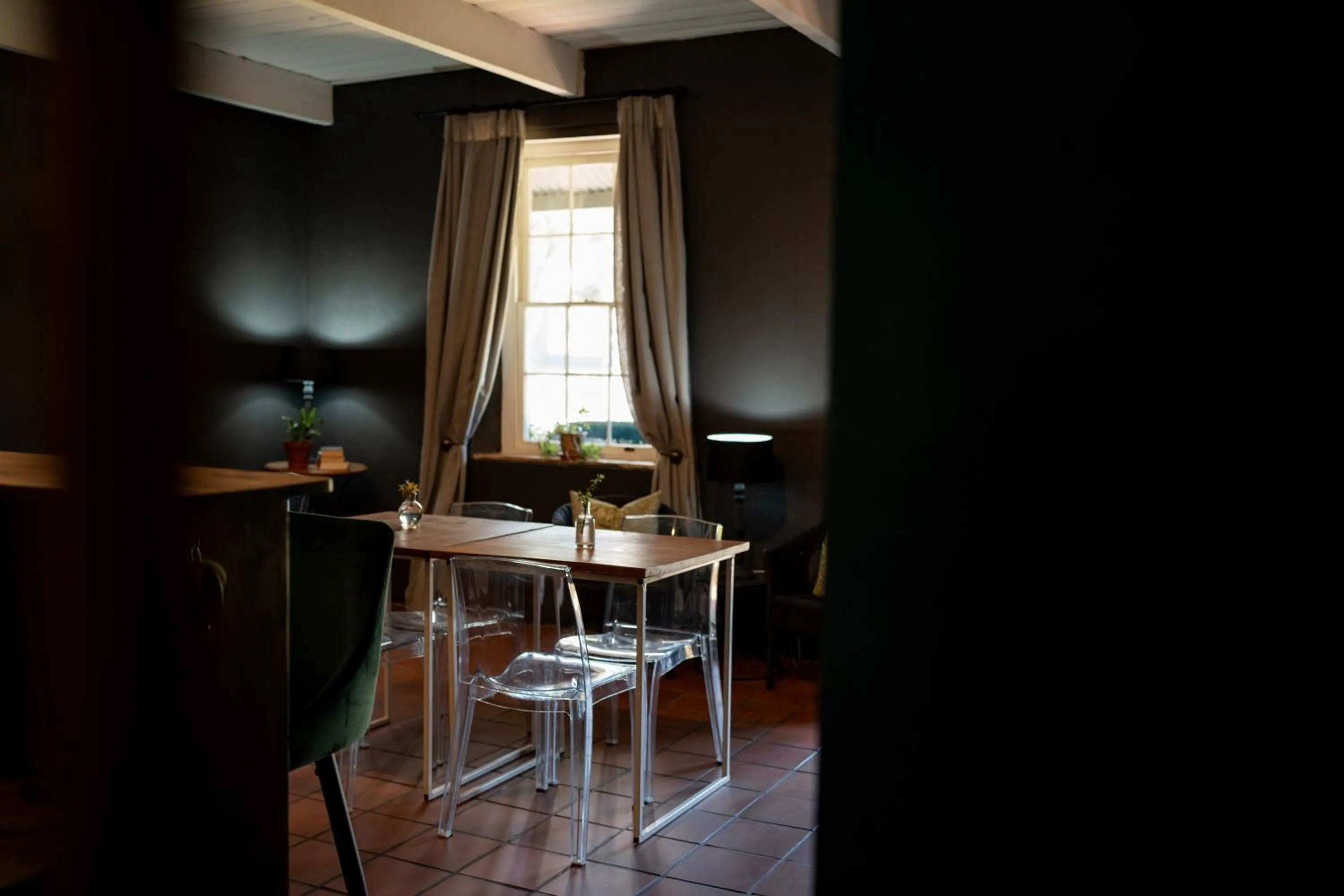 Seating area in Elianthe Guesthouse