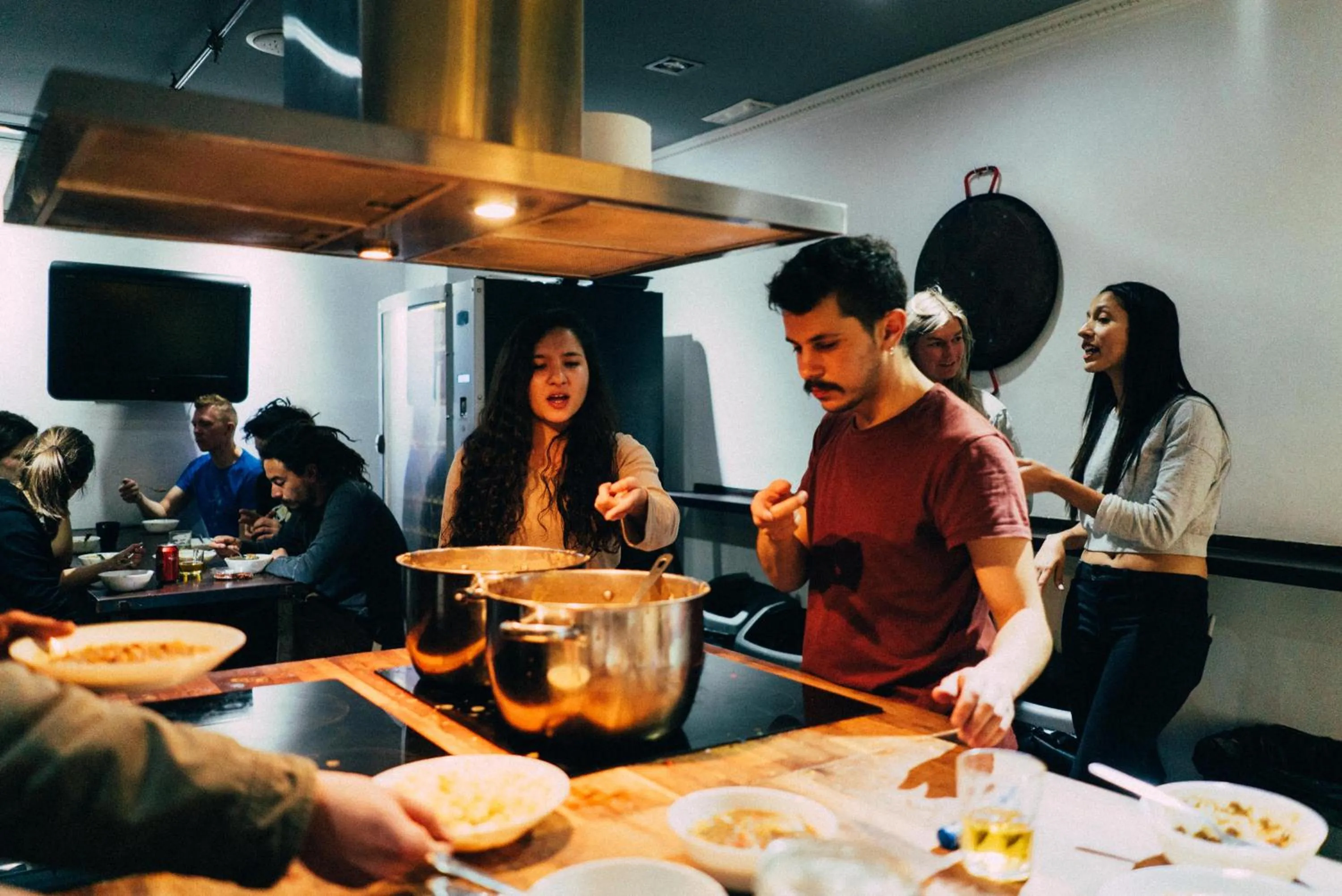 Staff in Black Swan Hostel