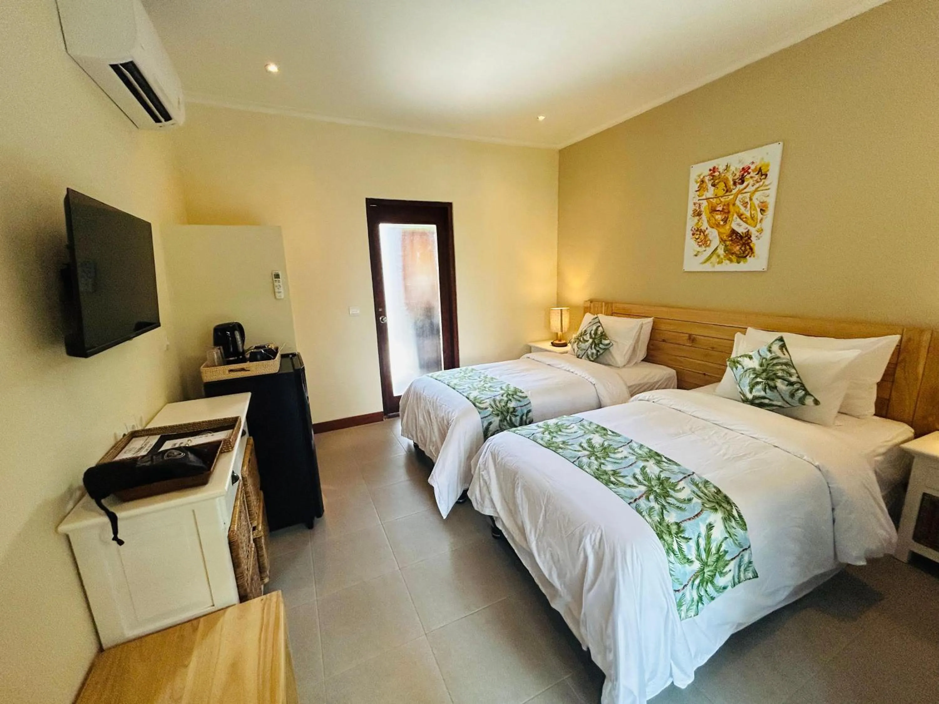 Bed in Scallywags Beach Club