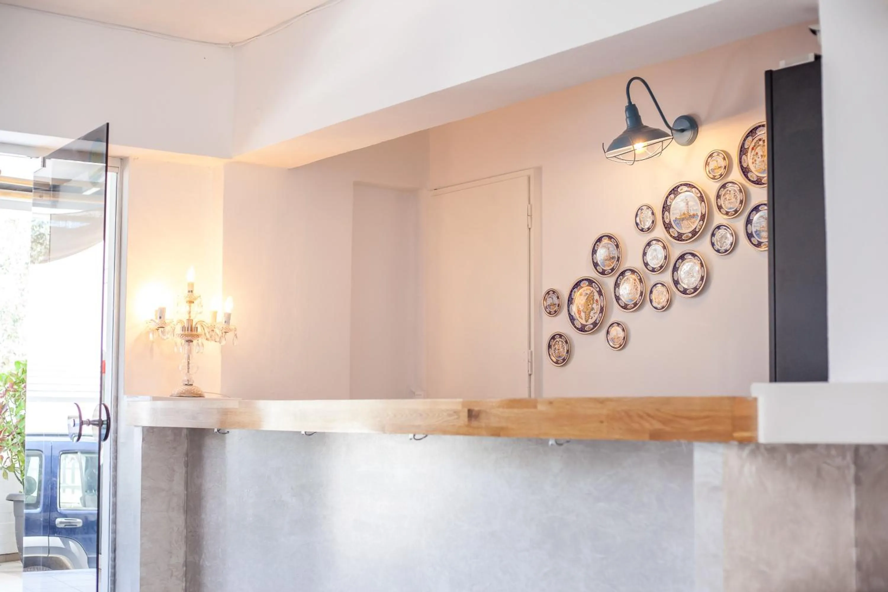 Lobby or reception in Tinas Plus Hotel