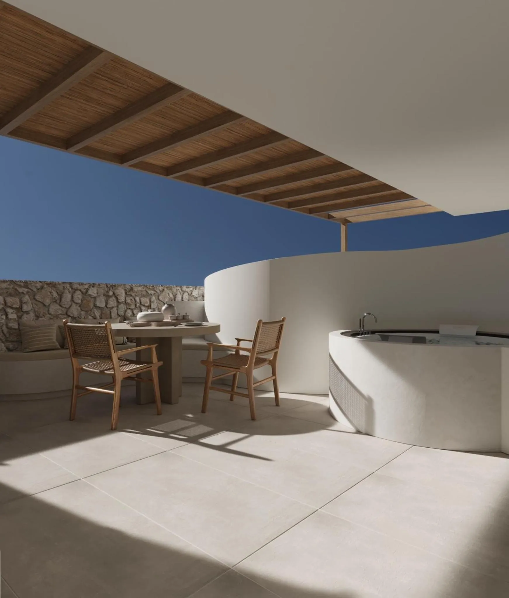 Balcony/Terrace in Tinas Plus Hotel