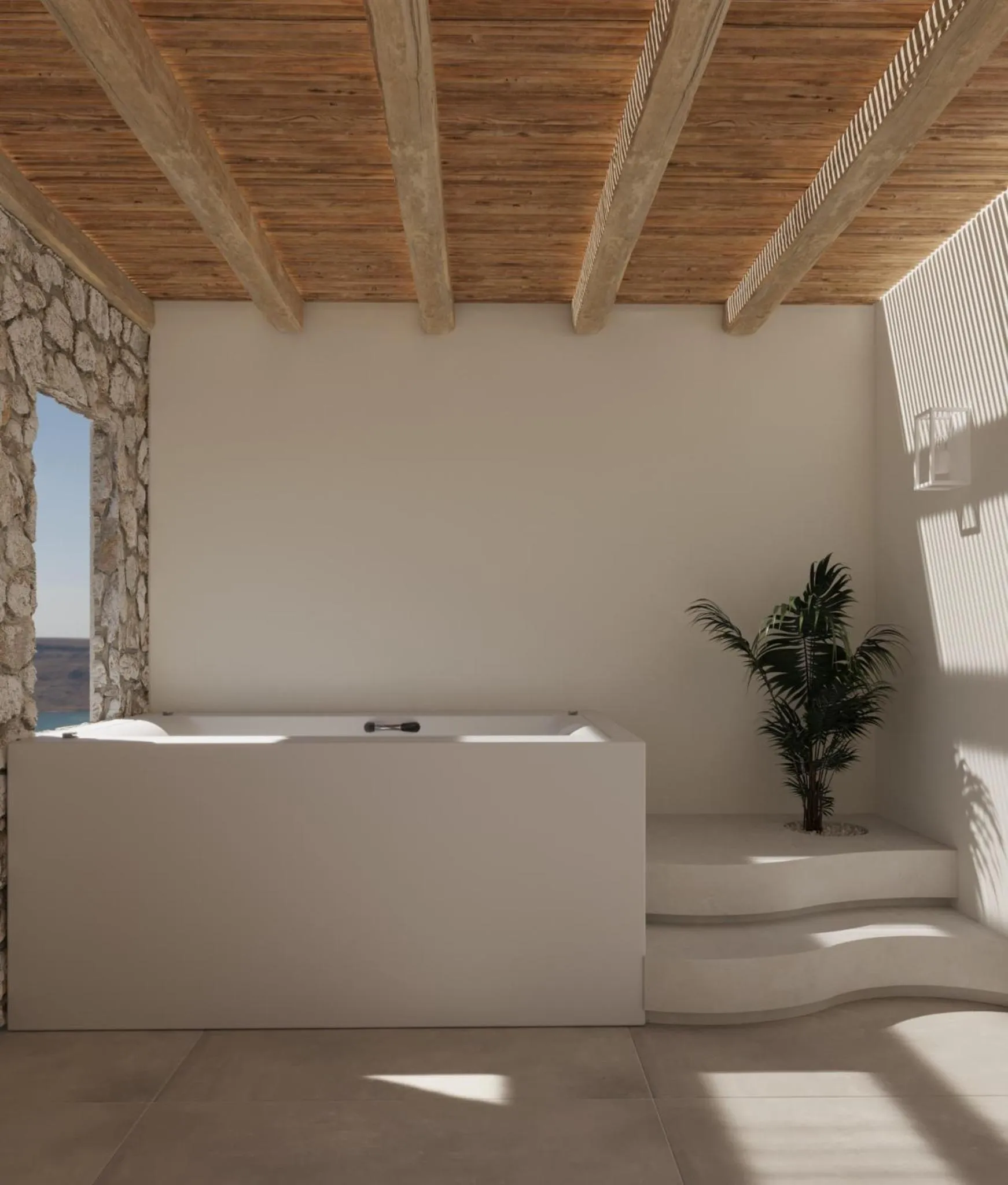 Balcony/Terrace in Tinas Plus Hotel