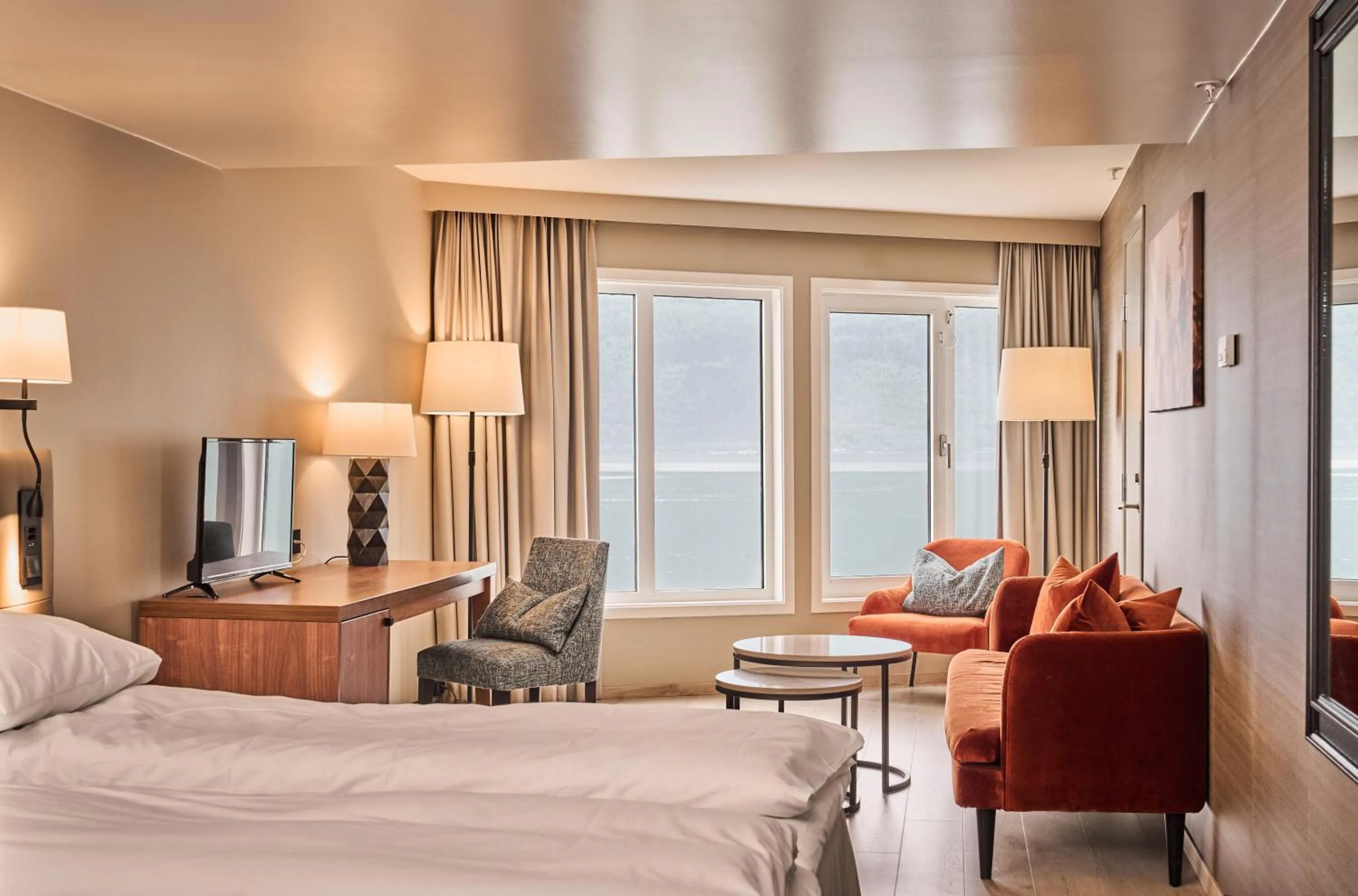 Bed in Hotel Ullensvang