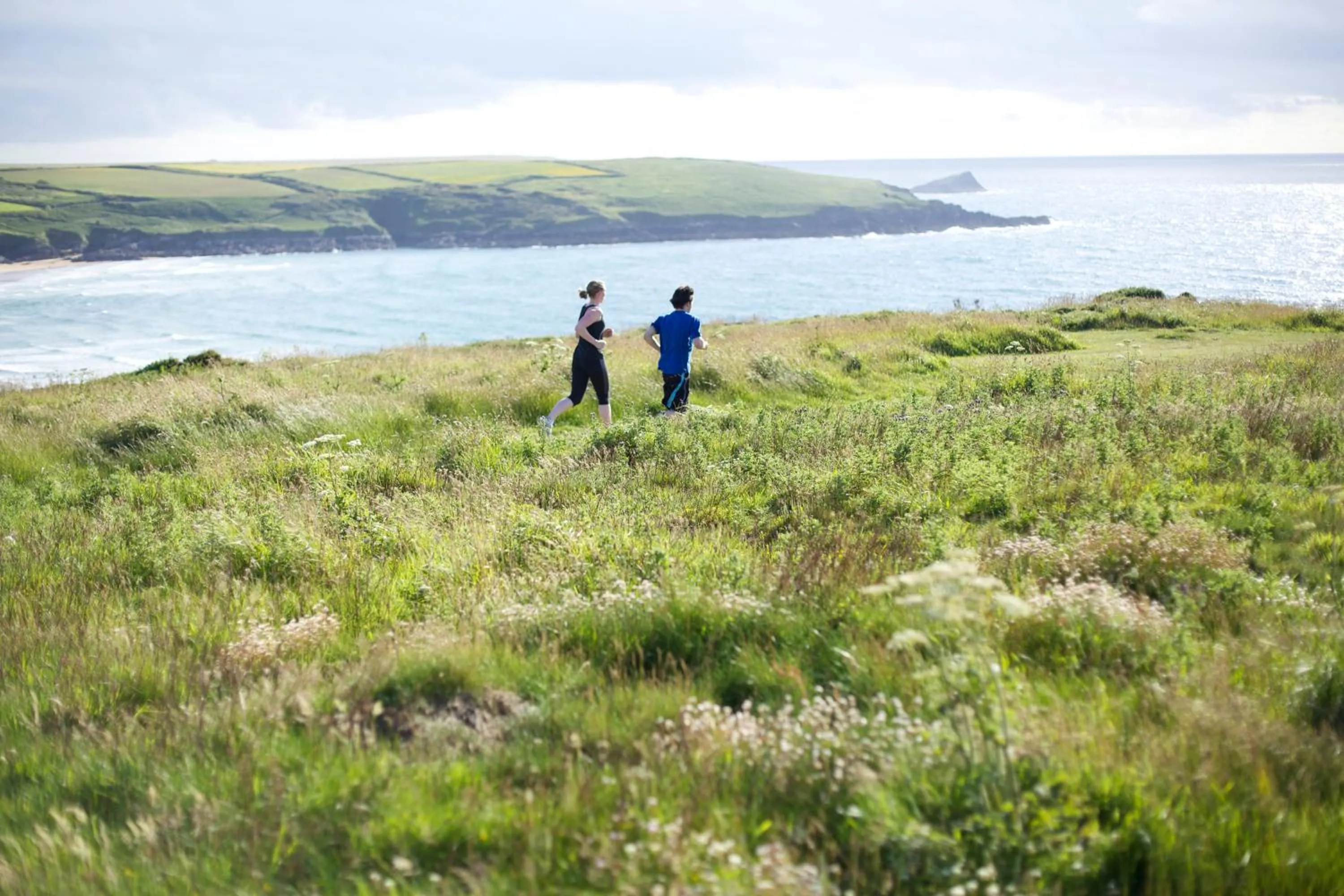 Sea view in The Lewinnick Lodge