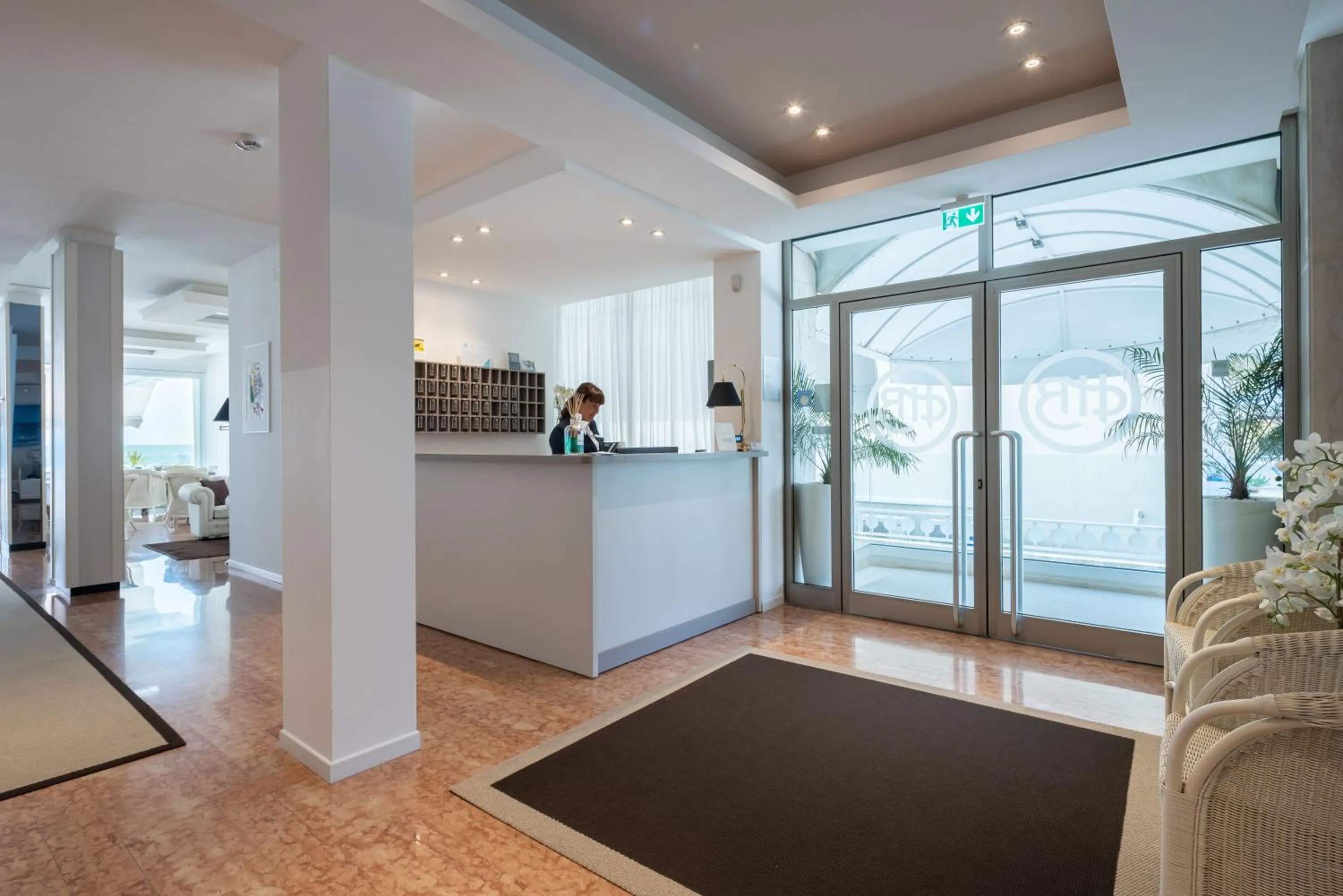 Lobby or reception in Hotel Boston 3 Stelle Superior Frontemare