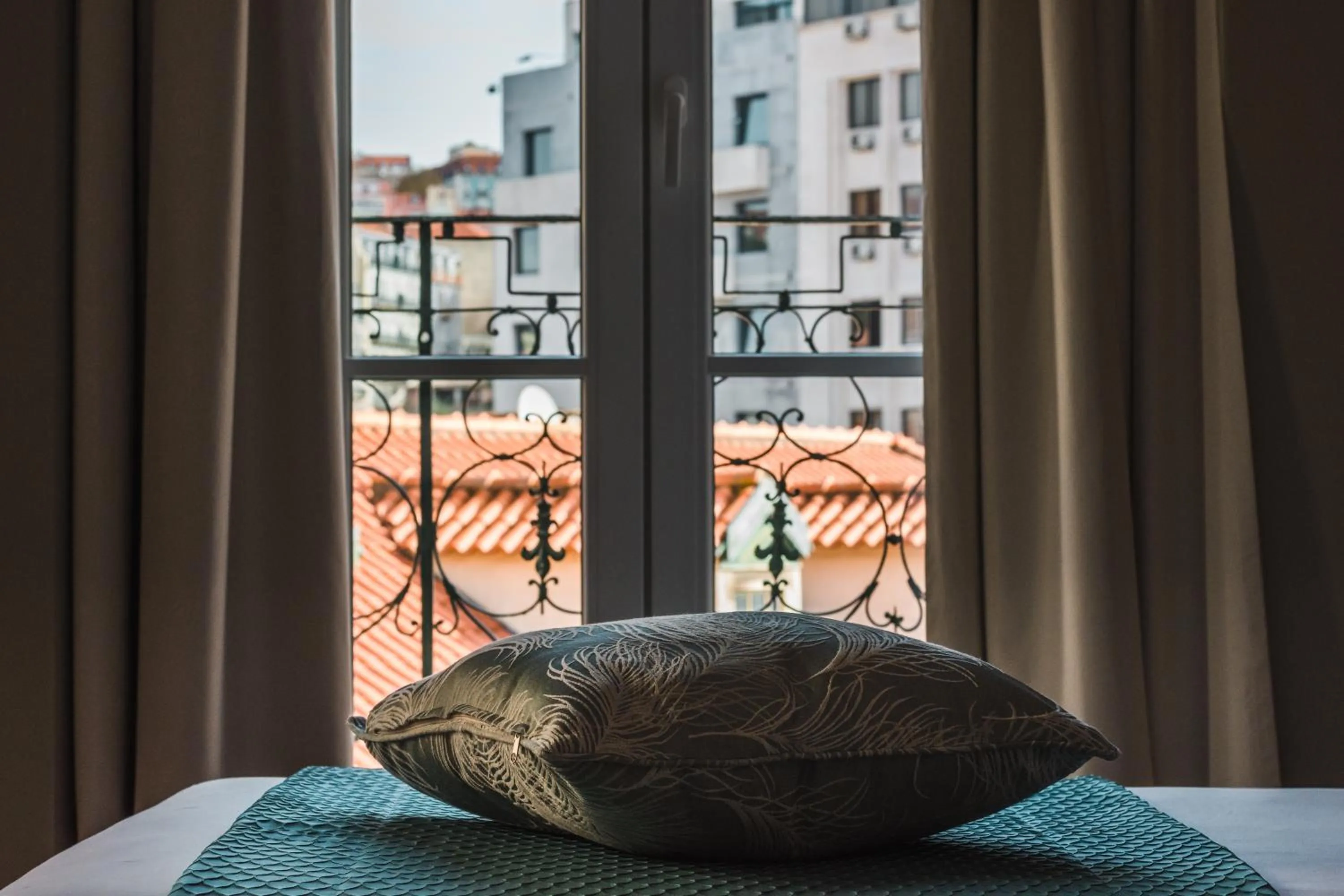 Decorative detail, Bed in Rossio Boutique Hotel