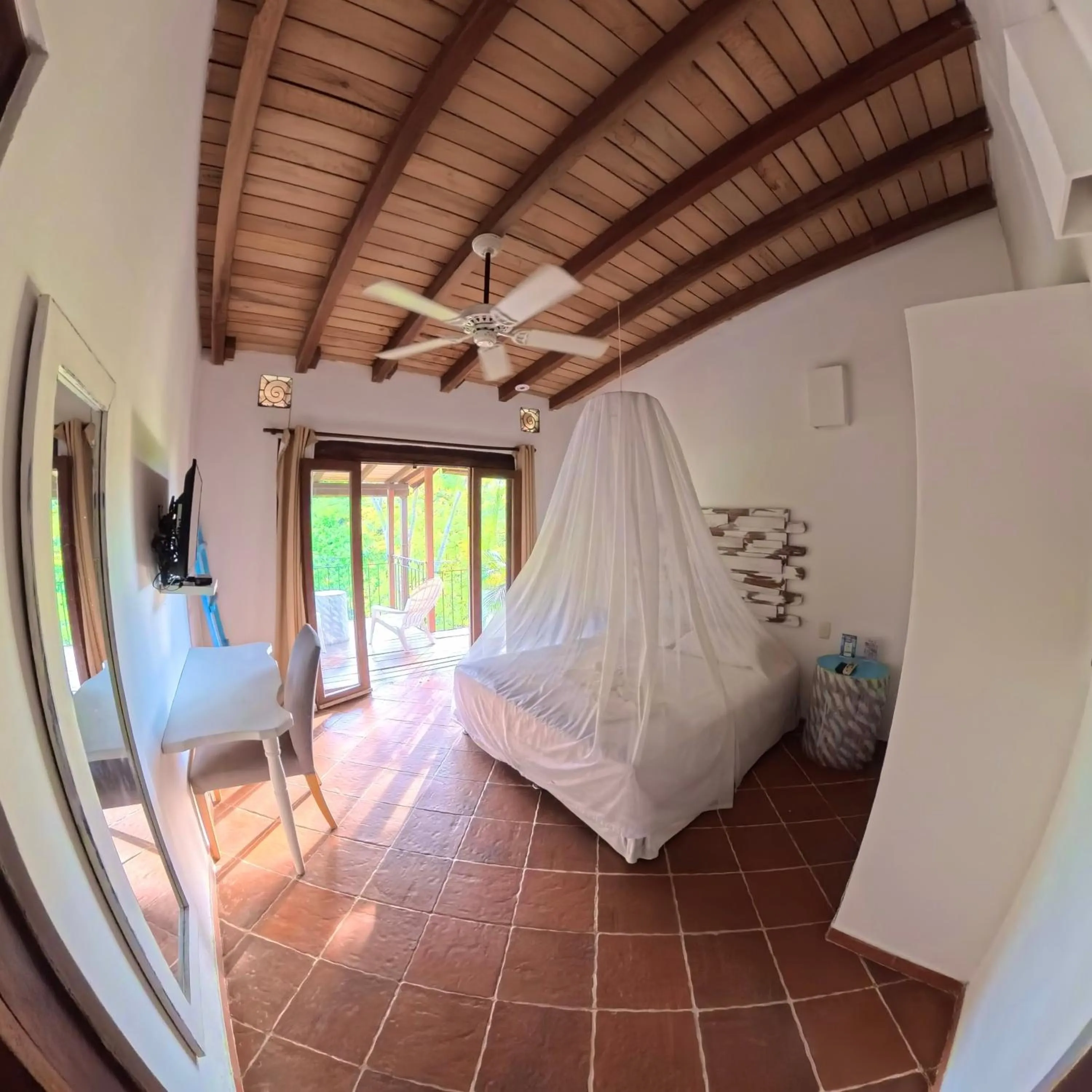 Double Room with Mountain View in Costeño River Minca