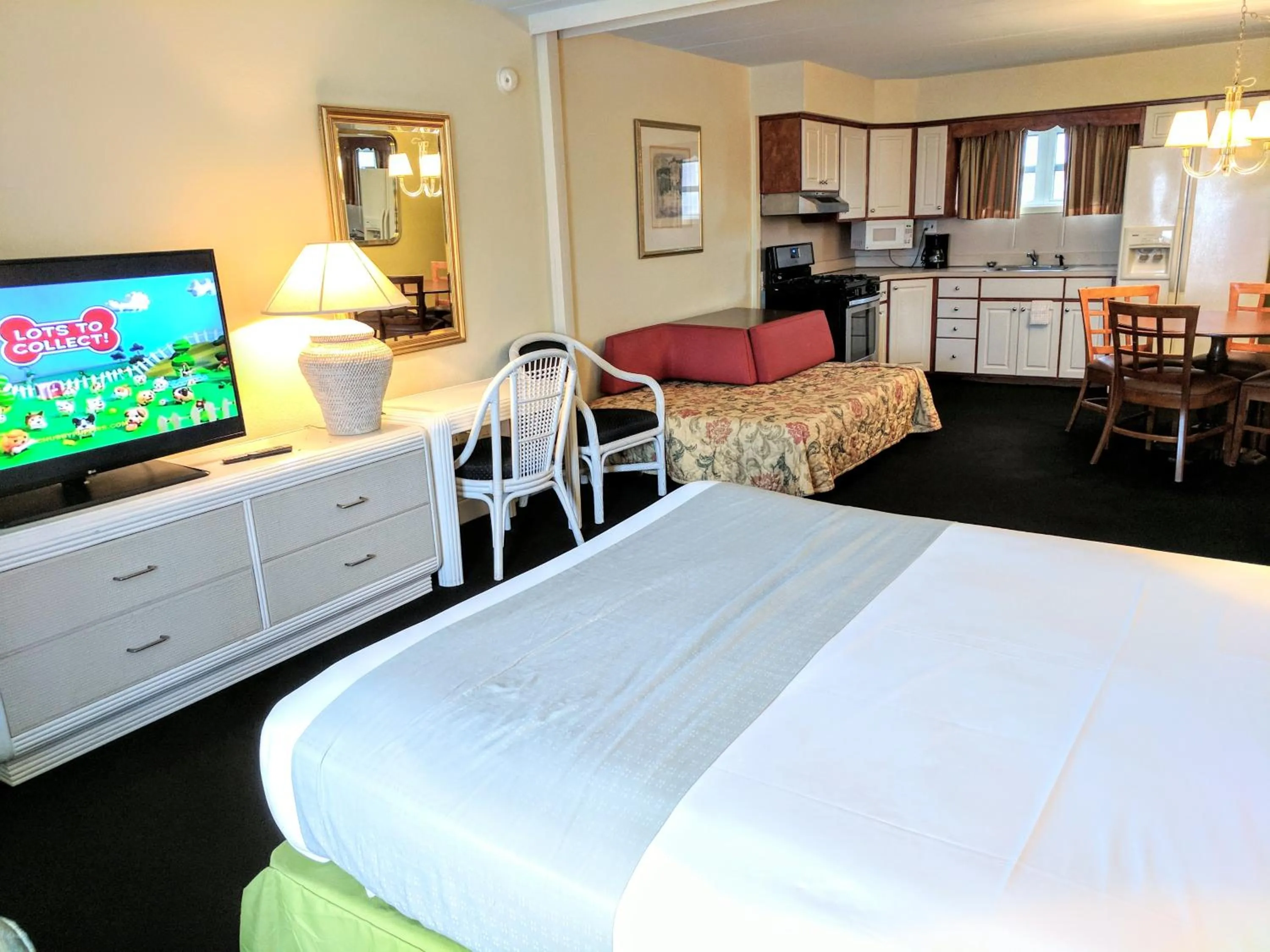 Bedroom, Bed in Quebec Motel