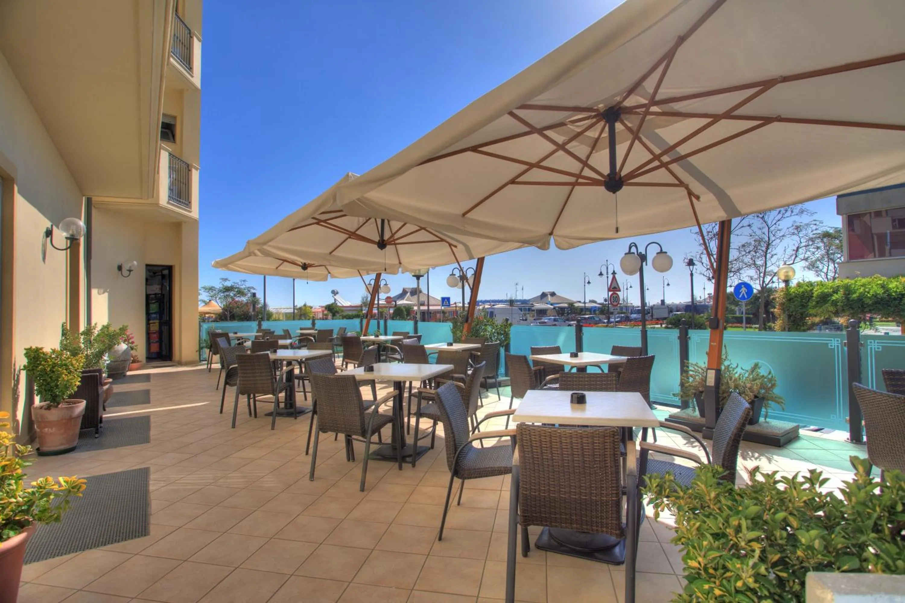 Balcony/Terrace in Hotel Garden