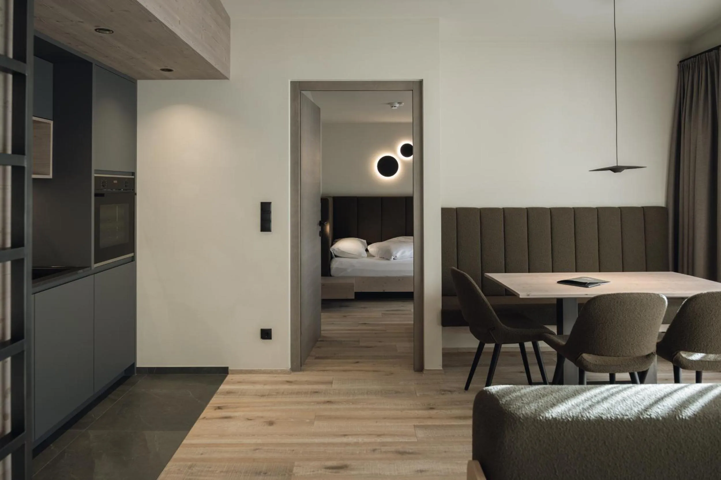 Living room, Bed in Haunold Homes