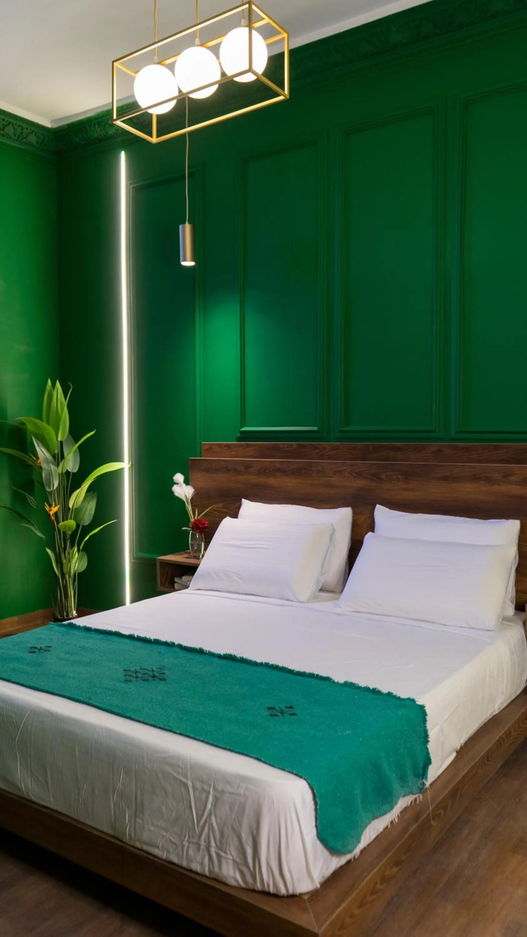 Bed in Riad Dar El Ouedghiri