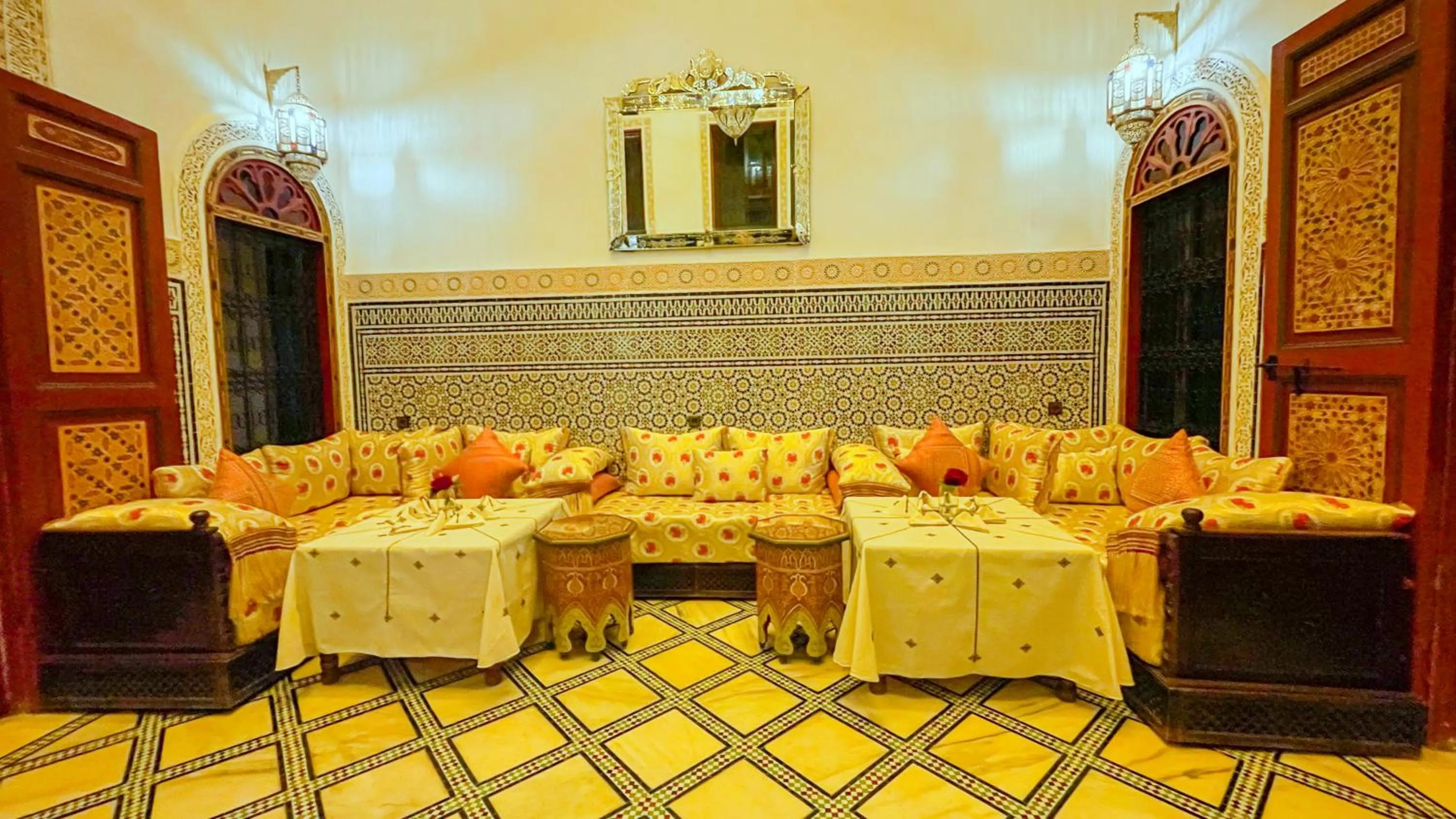 Living room in Riad Dar El Ouedghiri