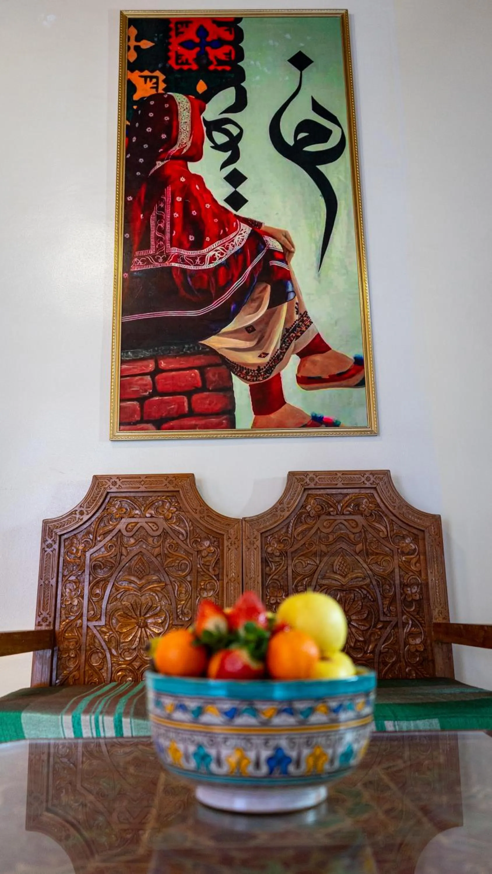 Living room in Riad Dar El Ouedghiri