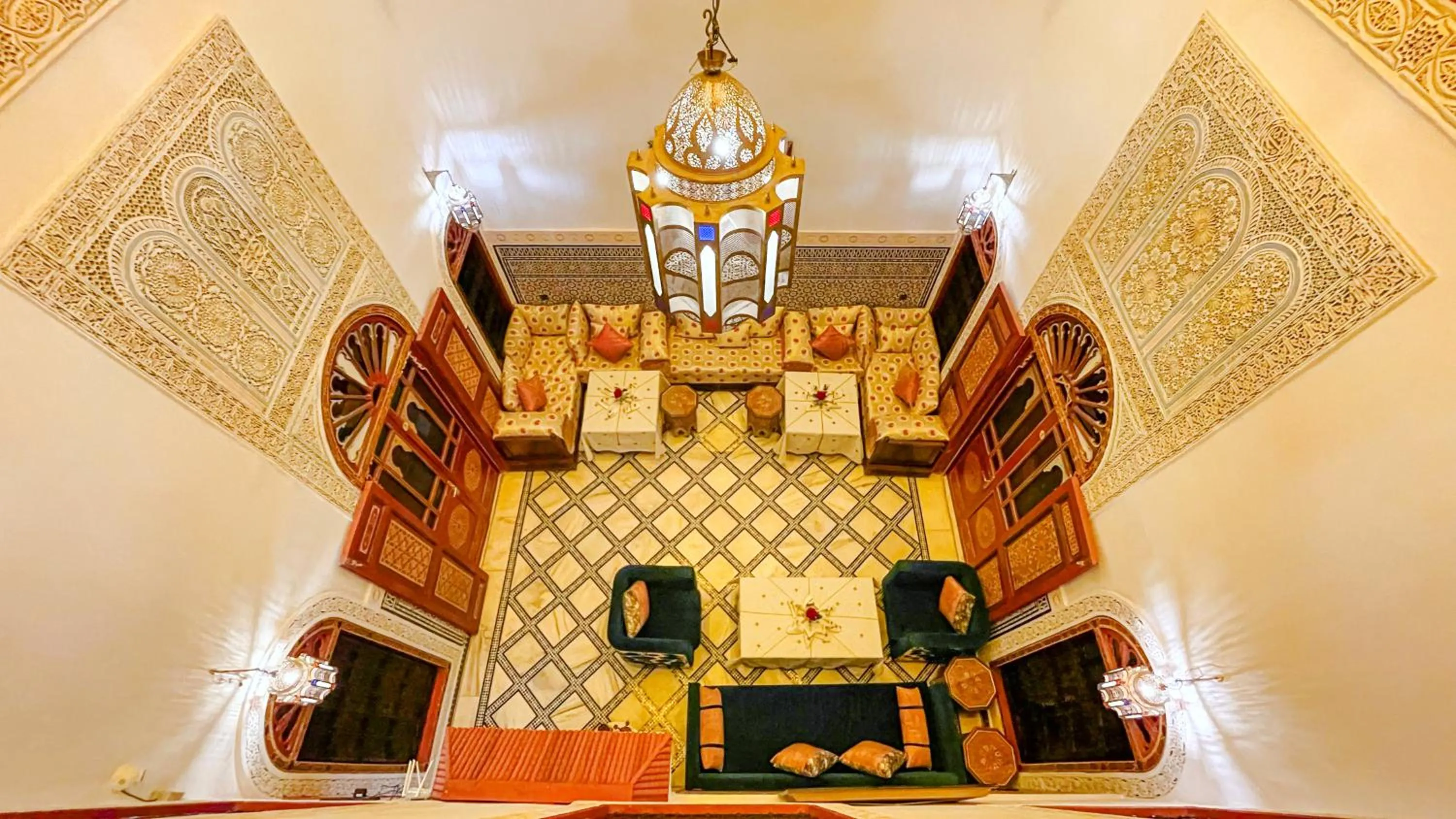 Living room in Riad Dar El Ouedghiri