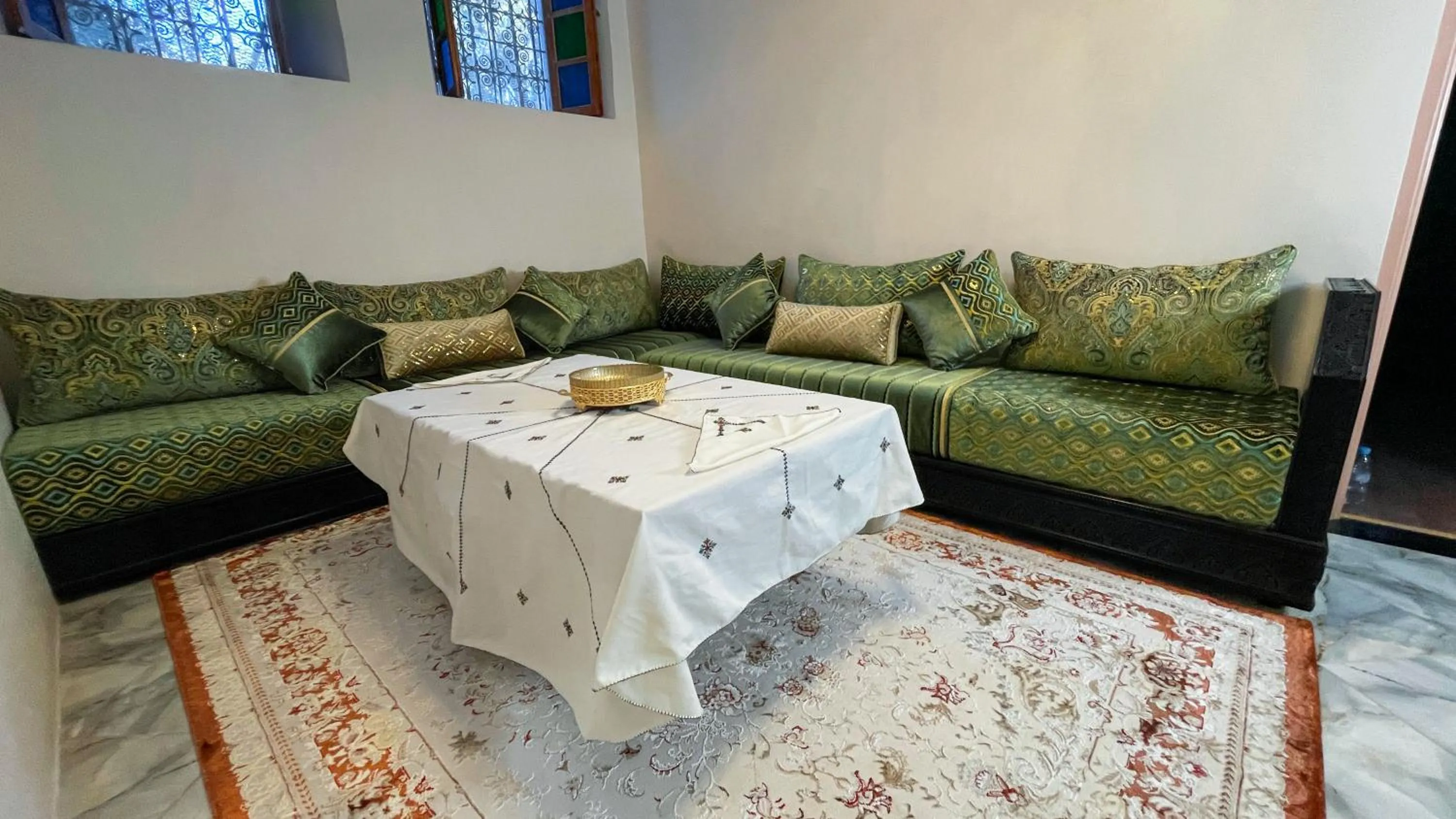 Living room in Riad Dar El Ouedghiri