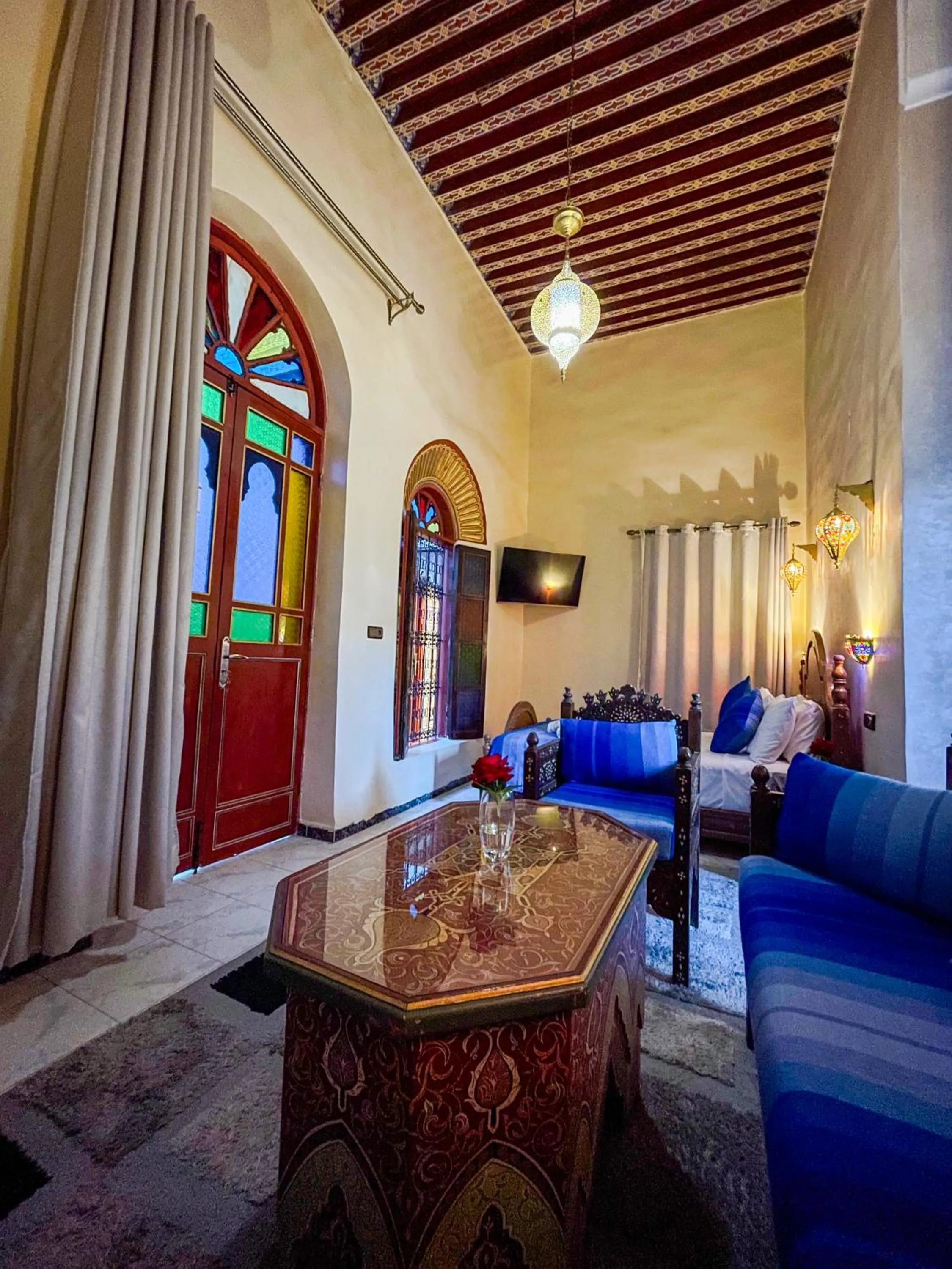 Living room in Riad Dar El Ouedghiri