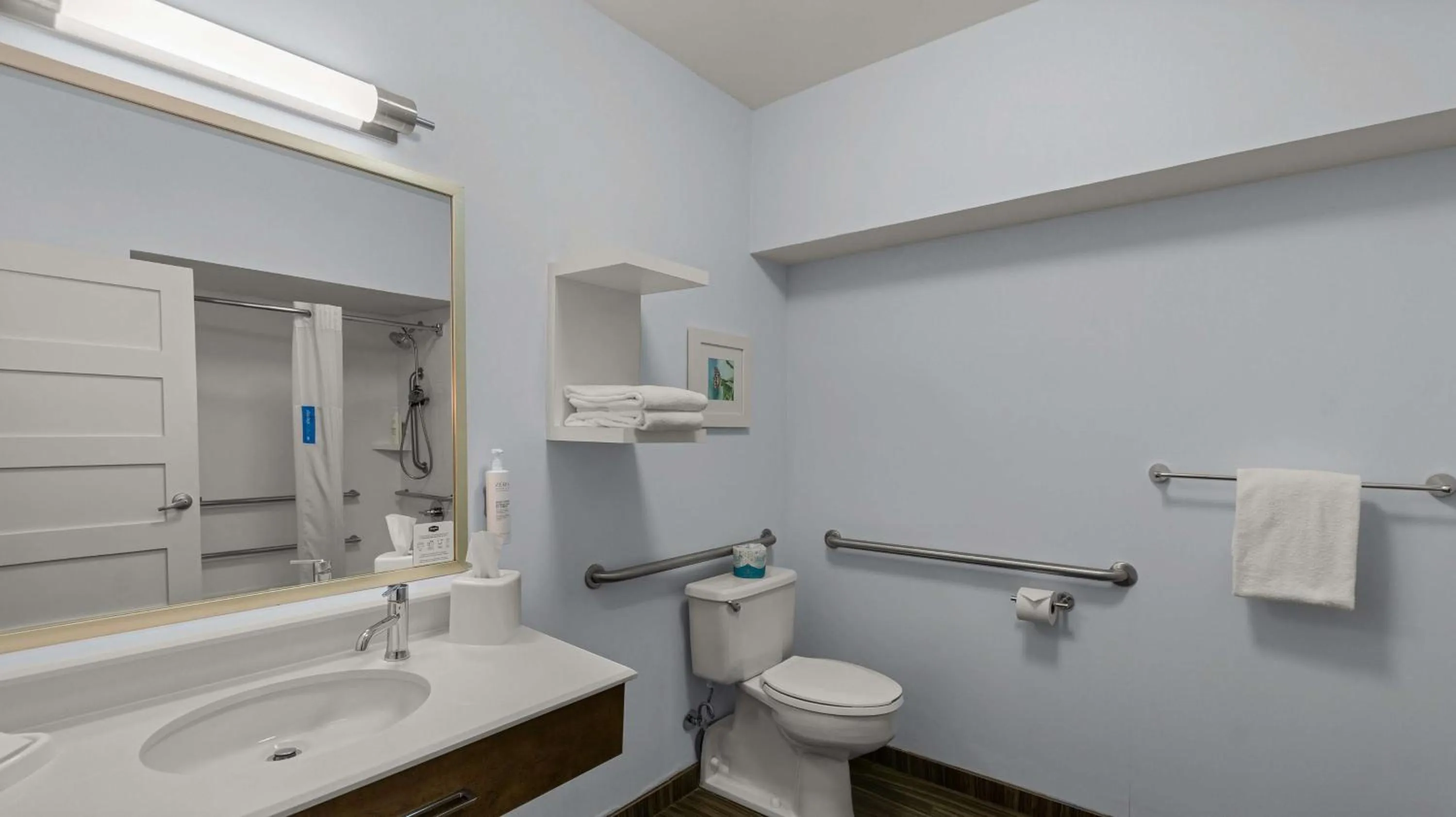 Bathroom in Hampton Inn Bloomington