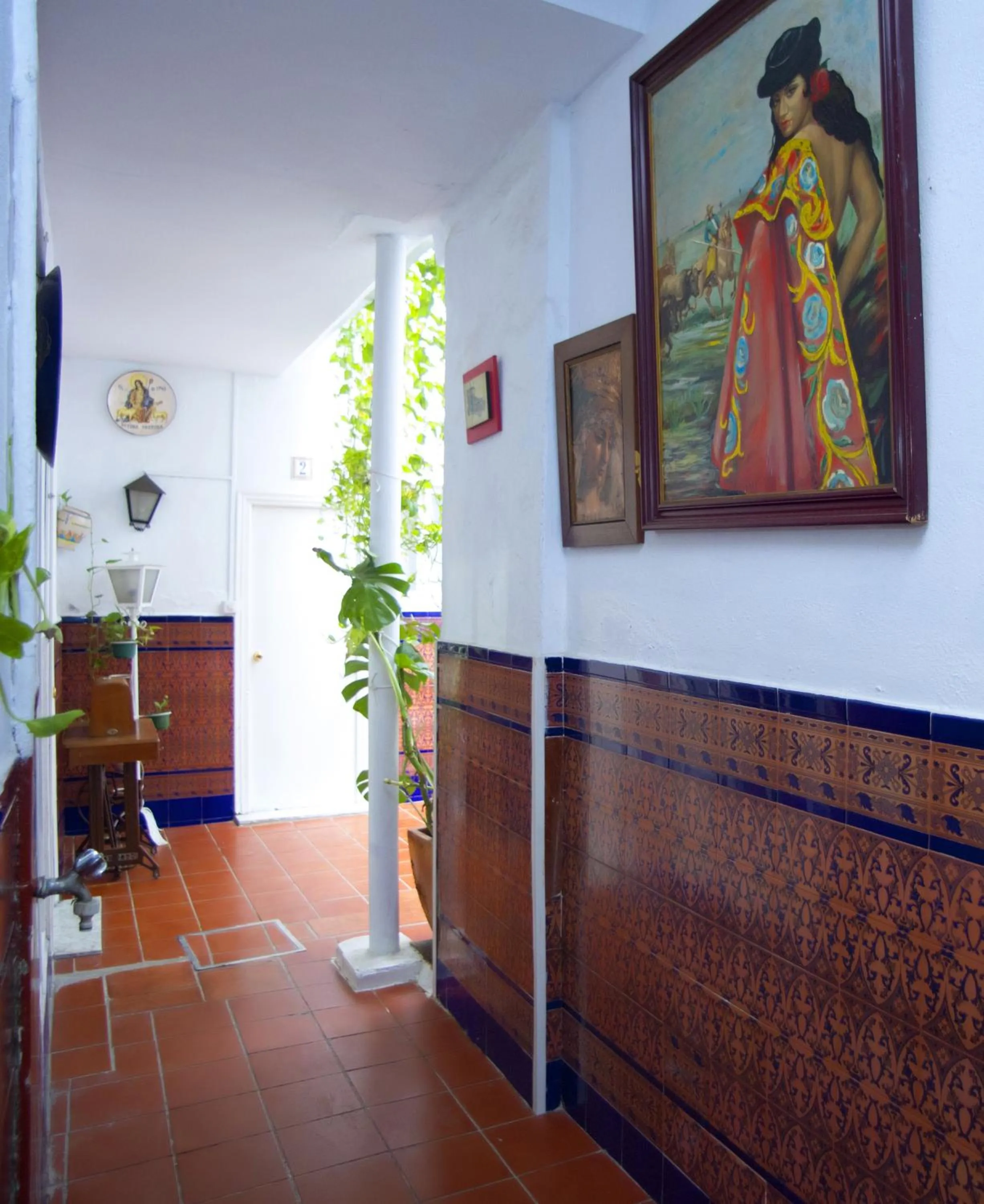 Decorative detail in Pensión Santa María la Blanca