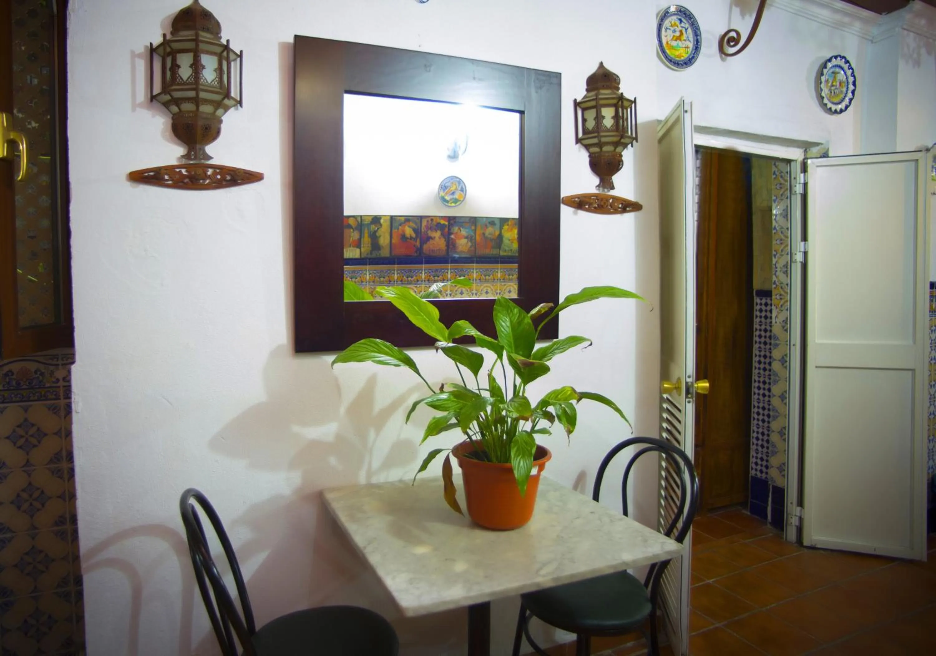 Dining area in Pensión Santa María la Blanca