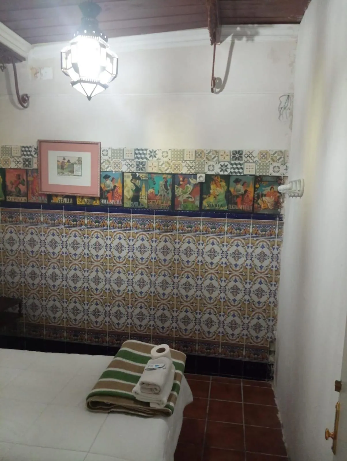 Bed in Pensión Santa María la Blanca