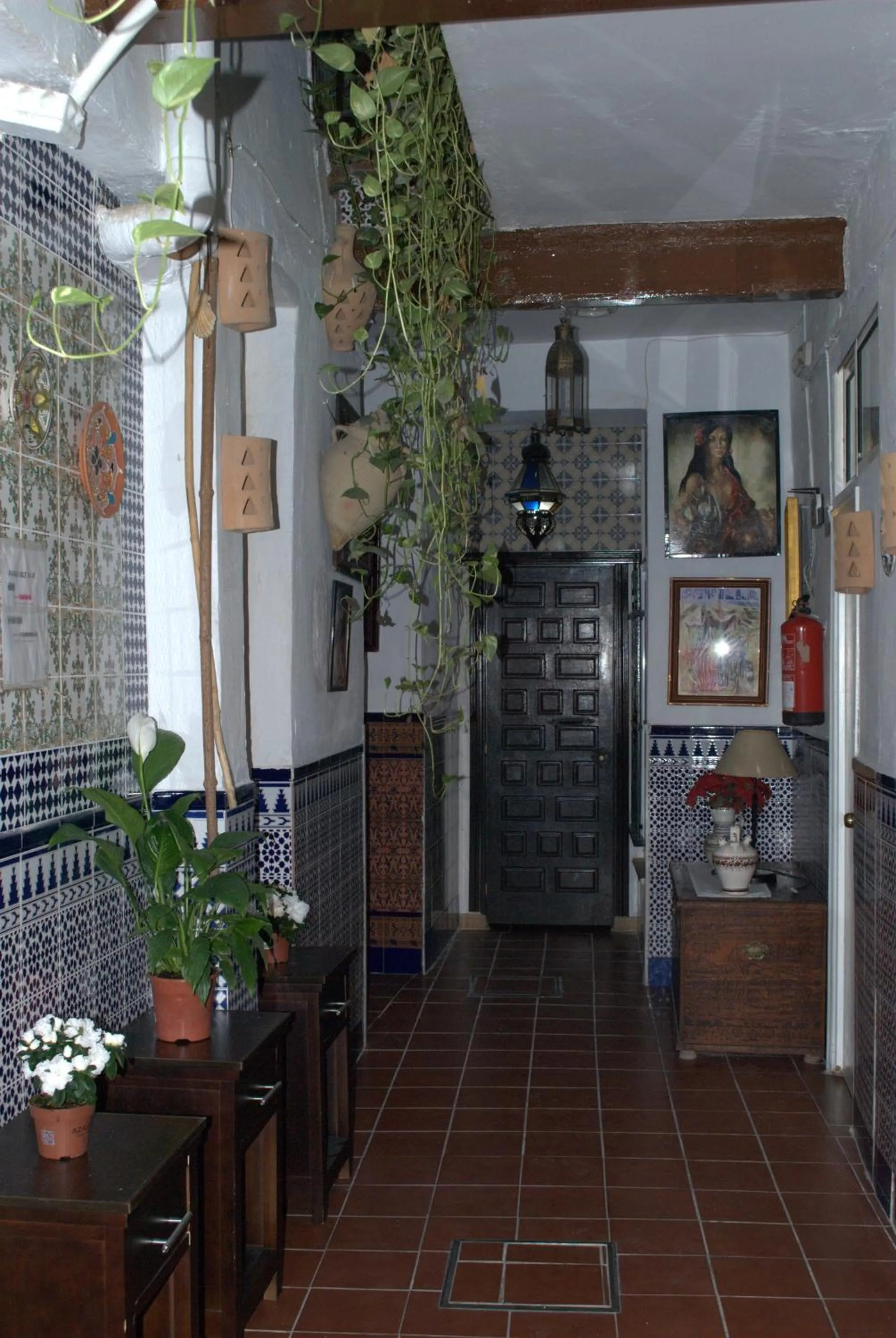 Lobby or reception in Pensión Santa María la Blanca