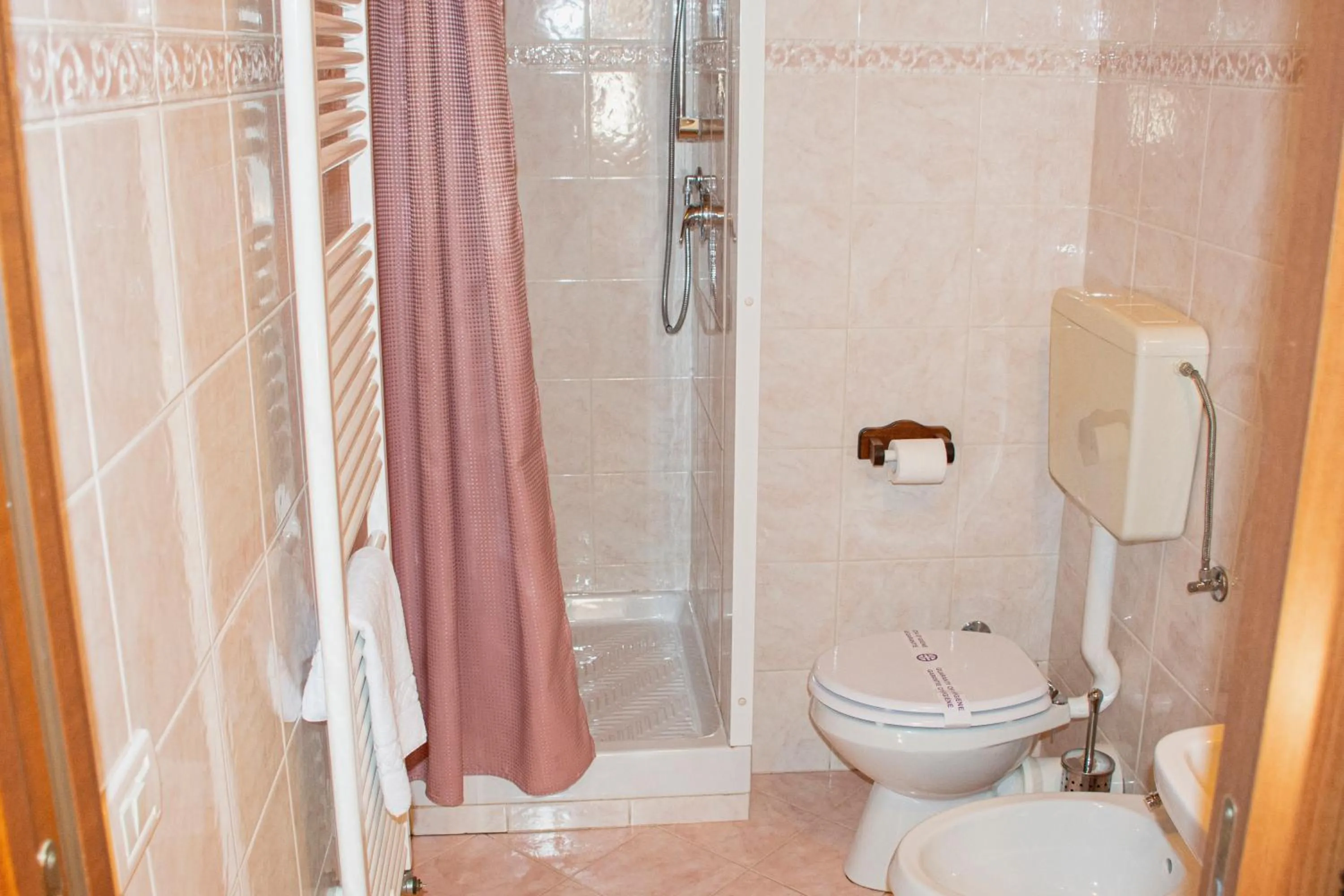 Shower in Hotel Capitelli