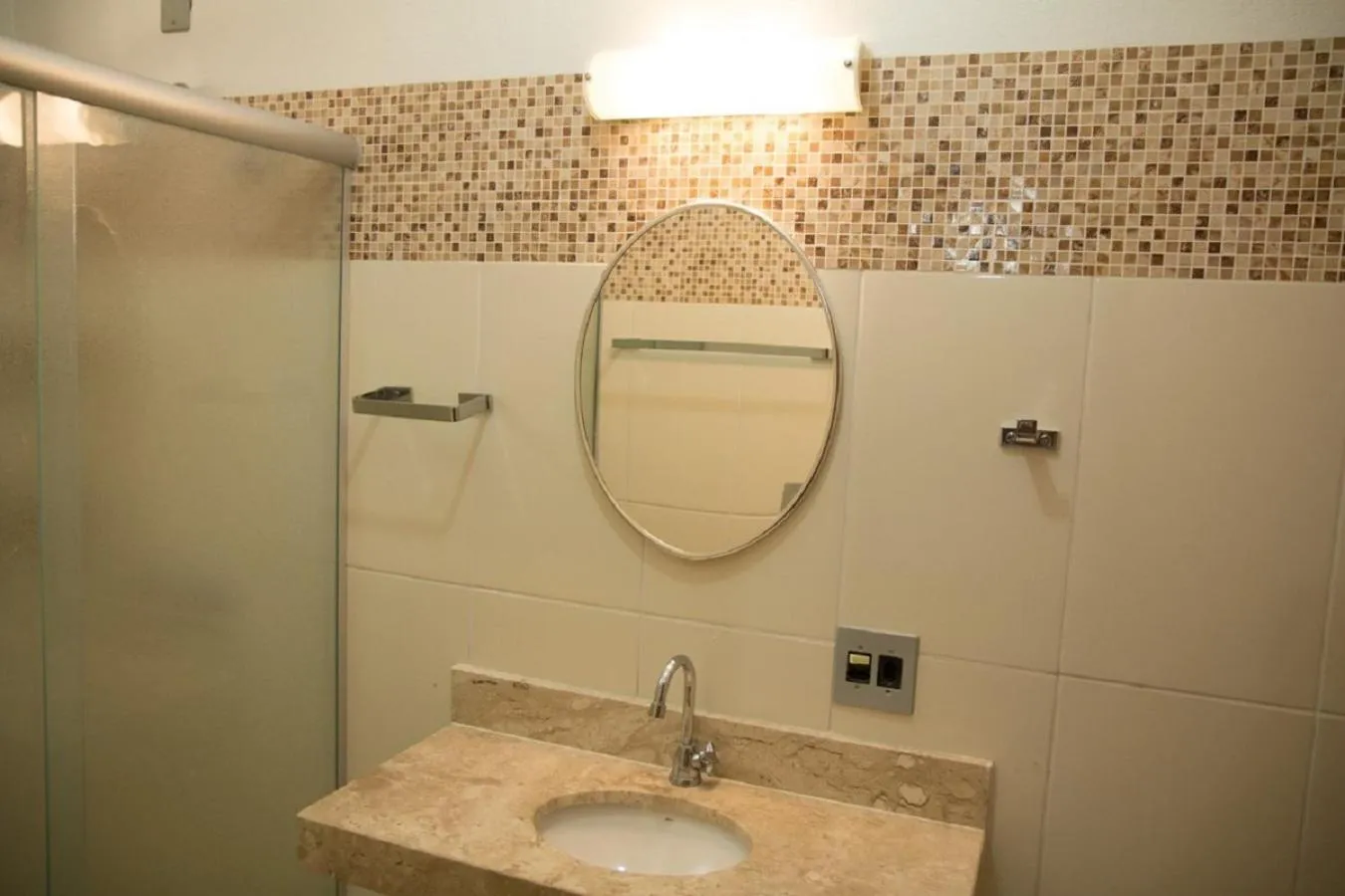 Bathroom in Hotel Casa Grande Orlândia SP