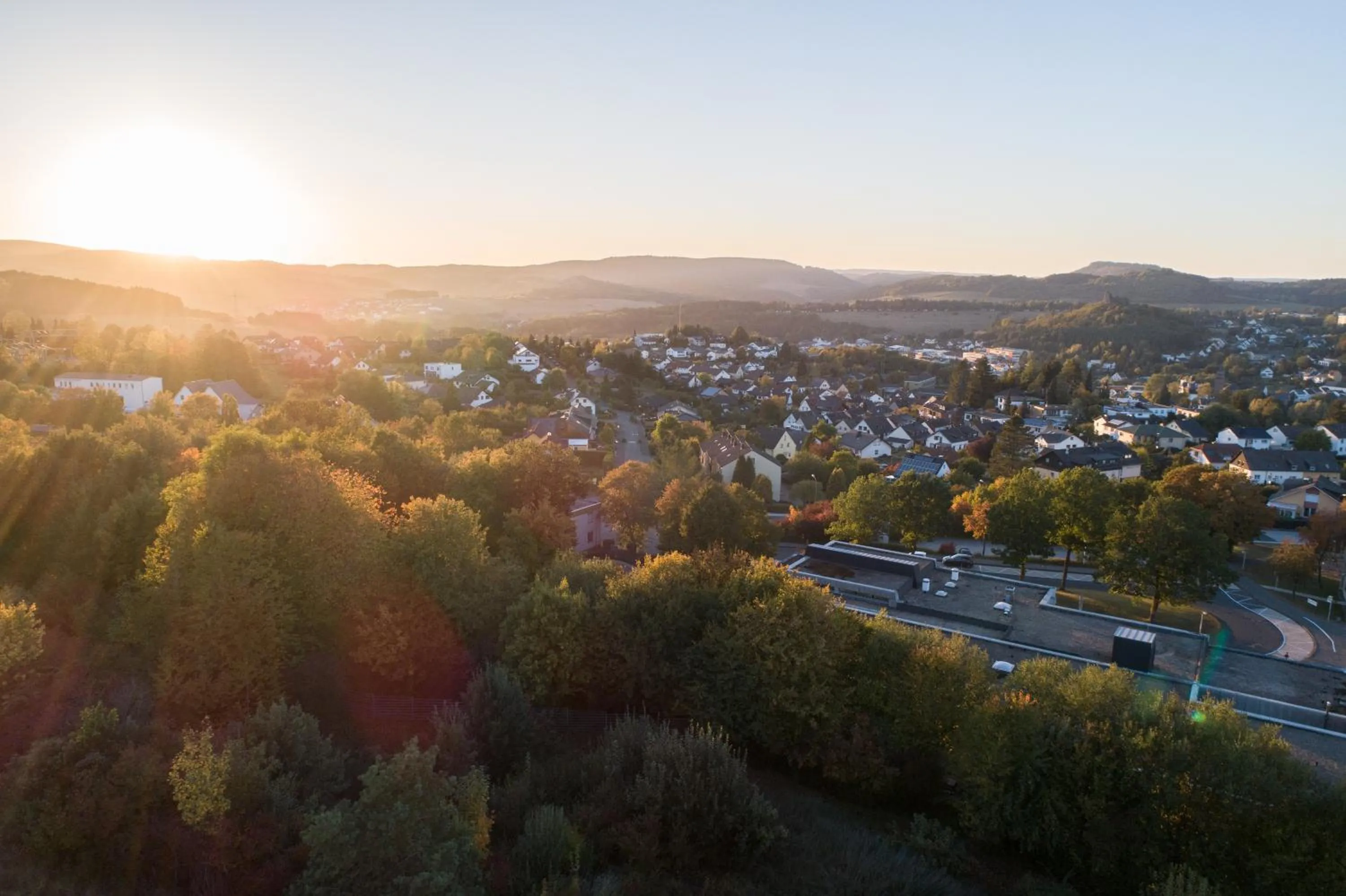 Bird's eye view in Hotel Löwenstein