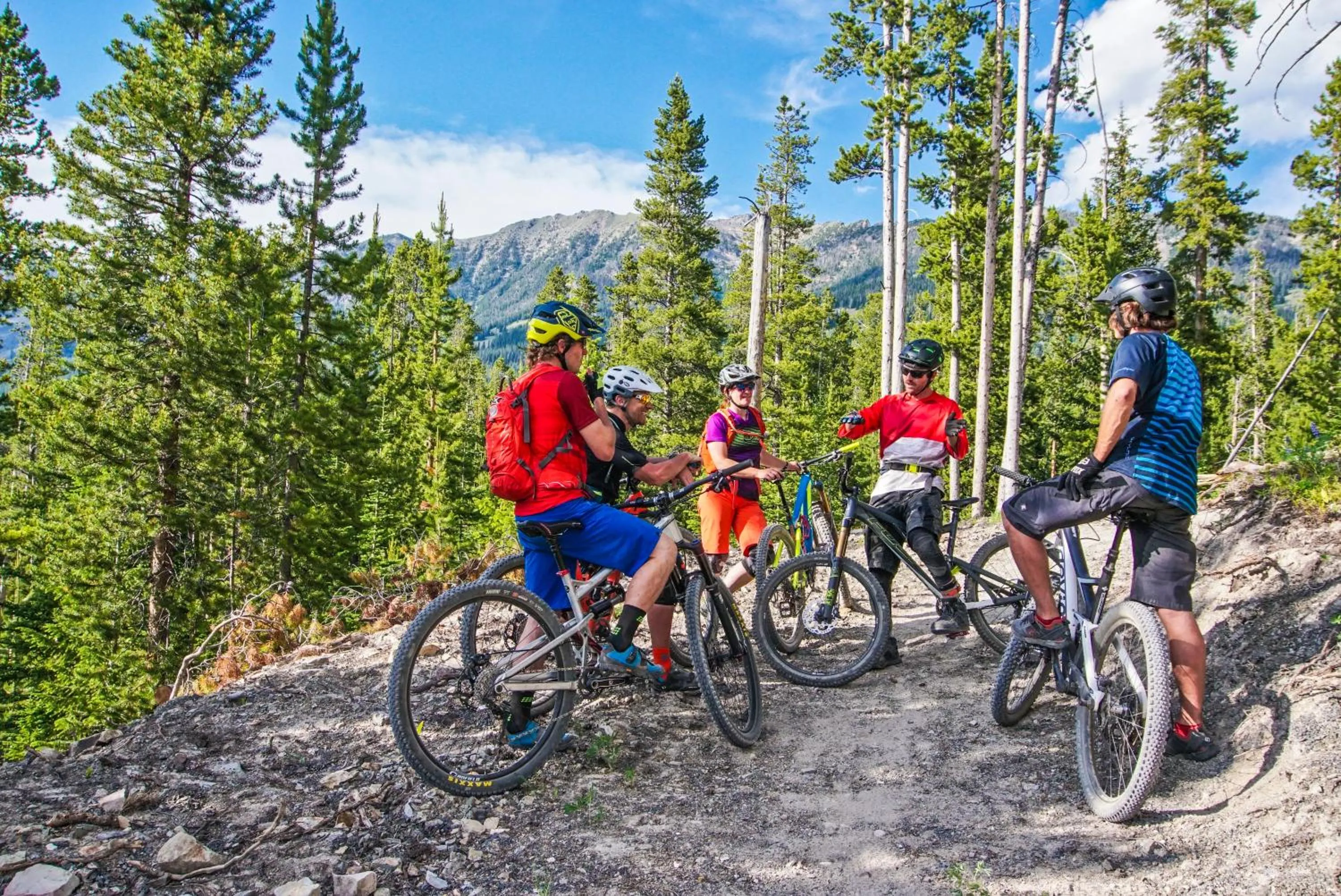 Cycling in Shoshone Condos at Big Sky Resort