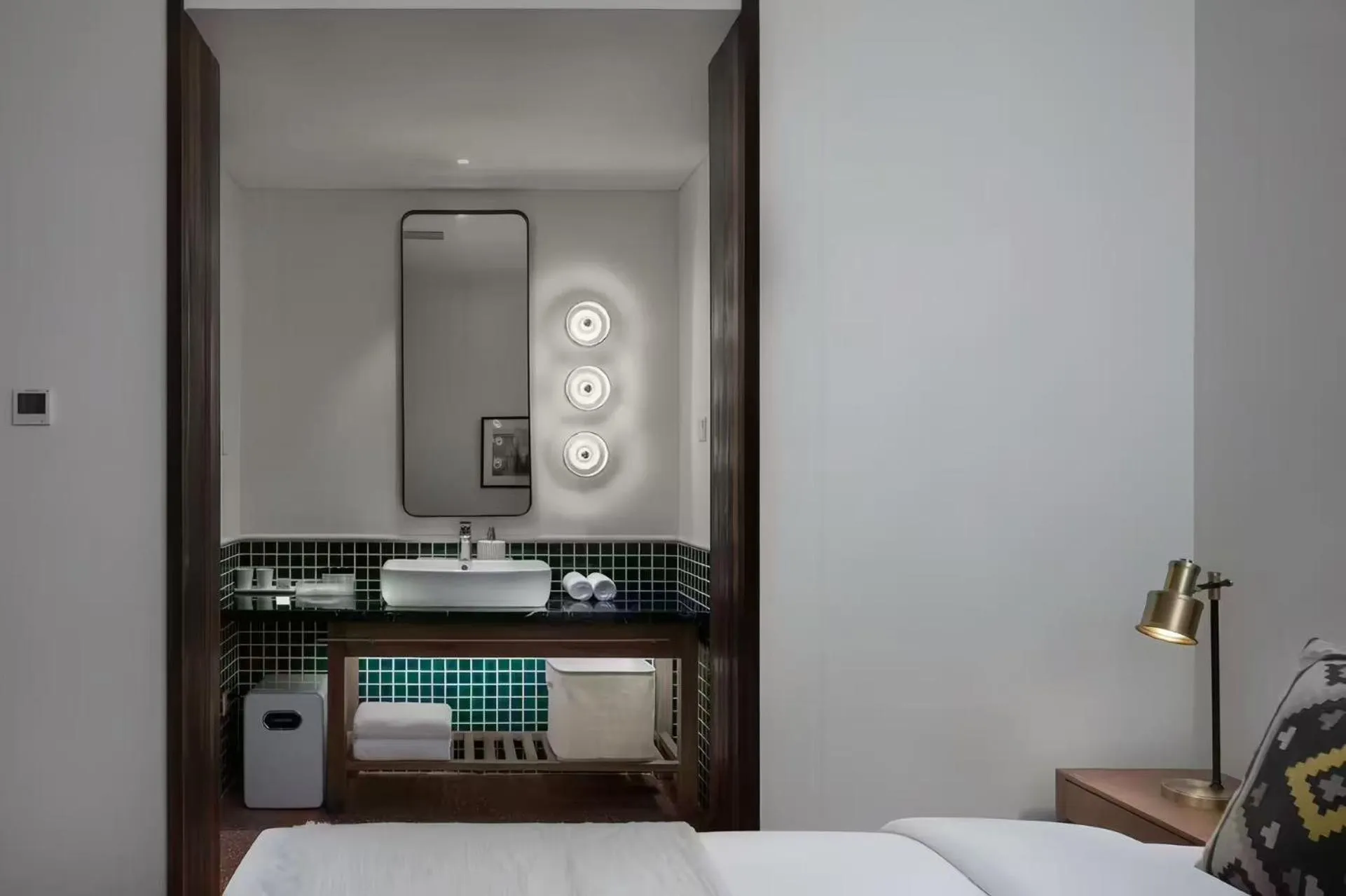 Bed in Peking Yard Boutique Hotel