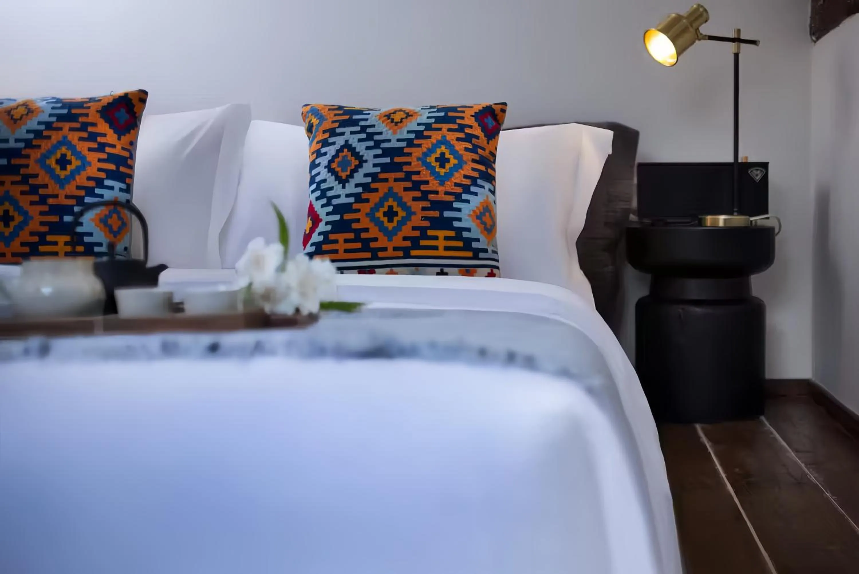 Bed in Peking Yard Boutique Hotel