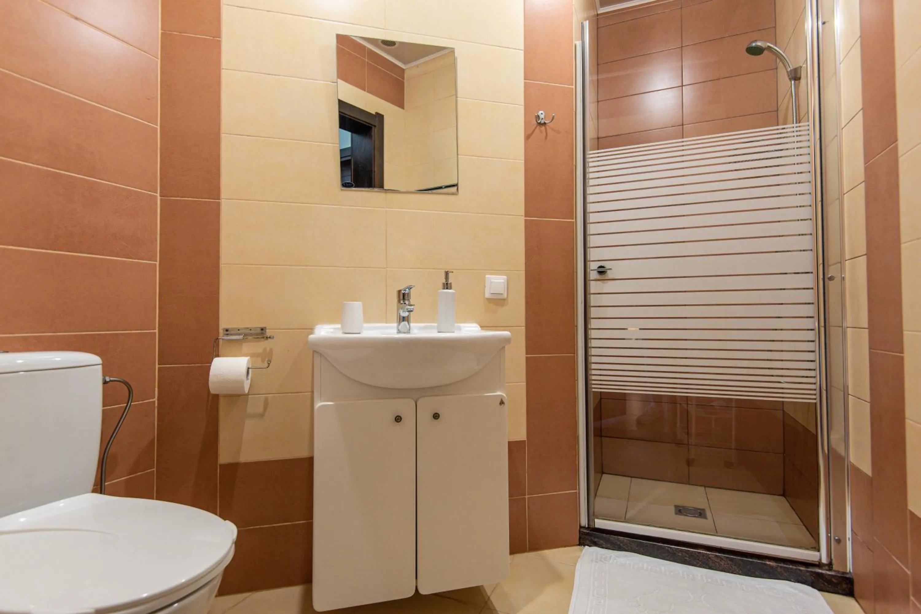 Shower in Guest House Pasaulio Krastas