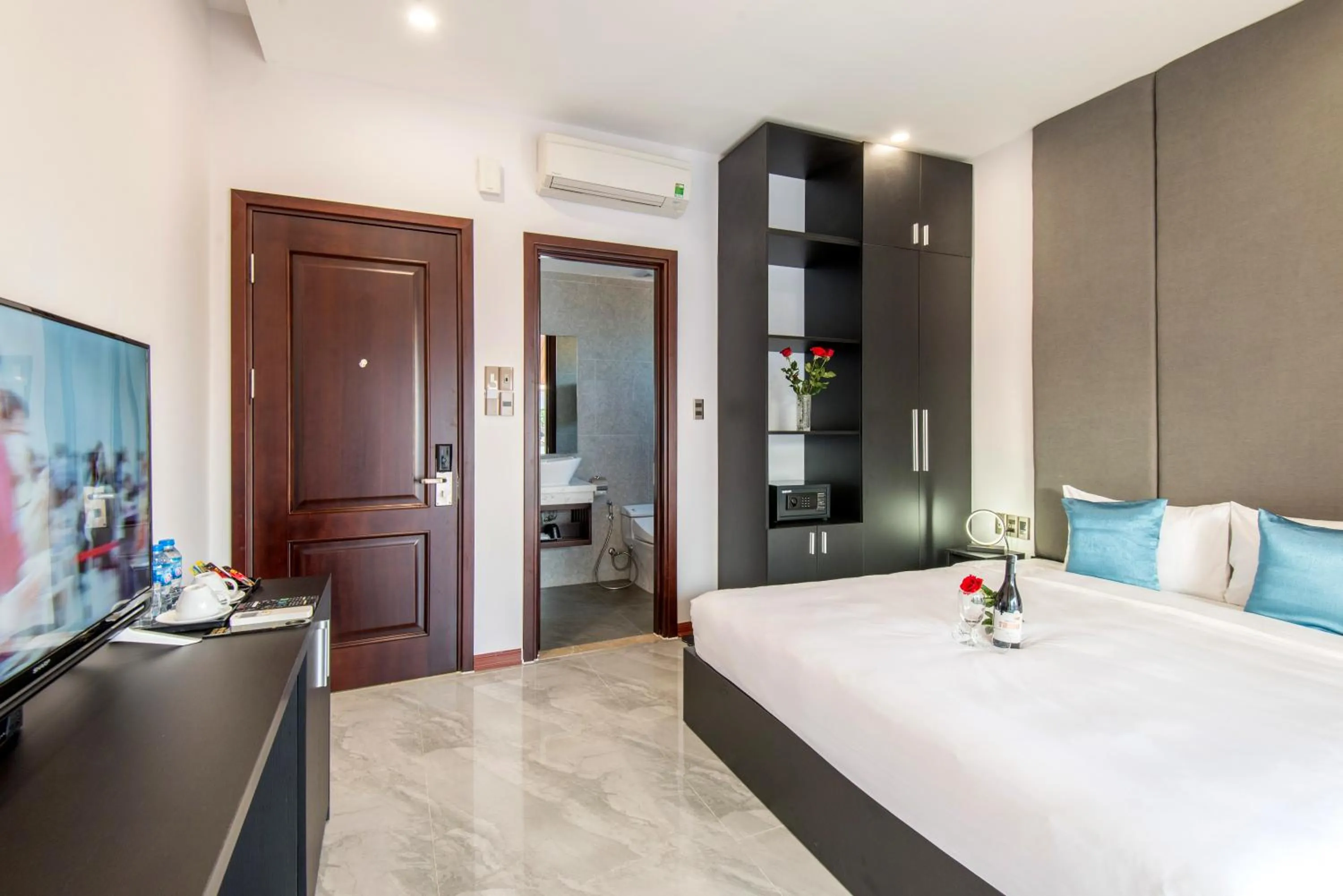 Bed in Khong Cam Garden Villas