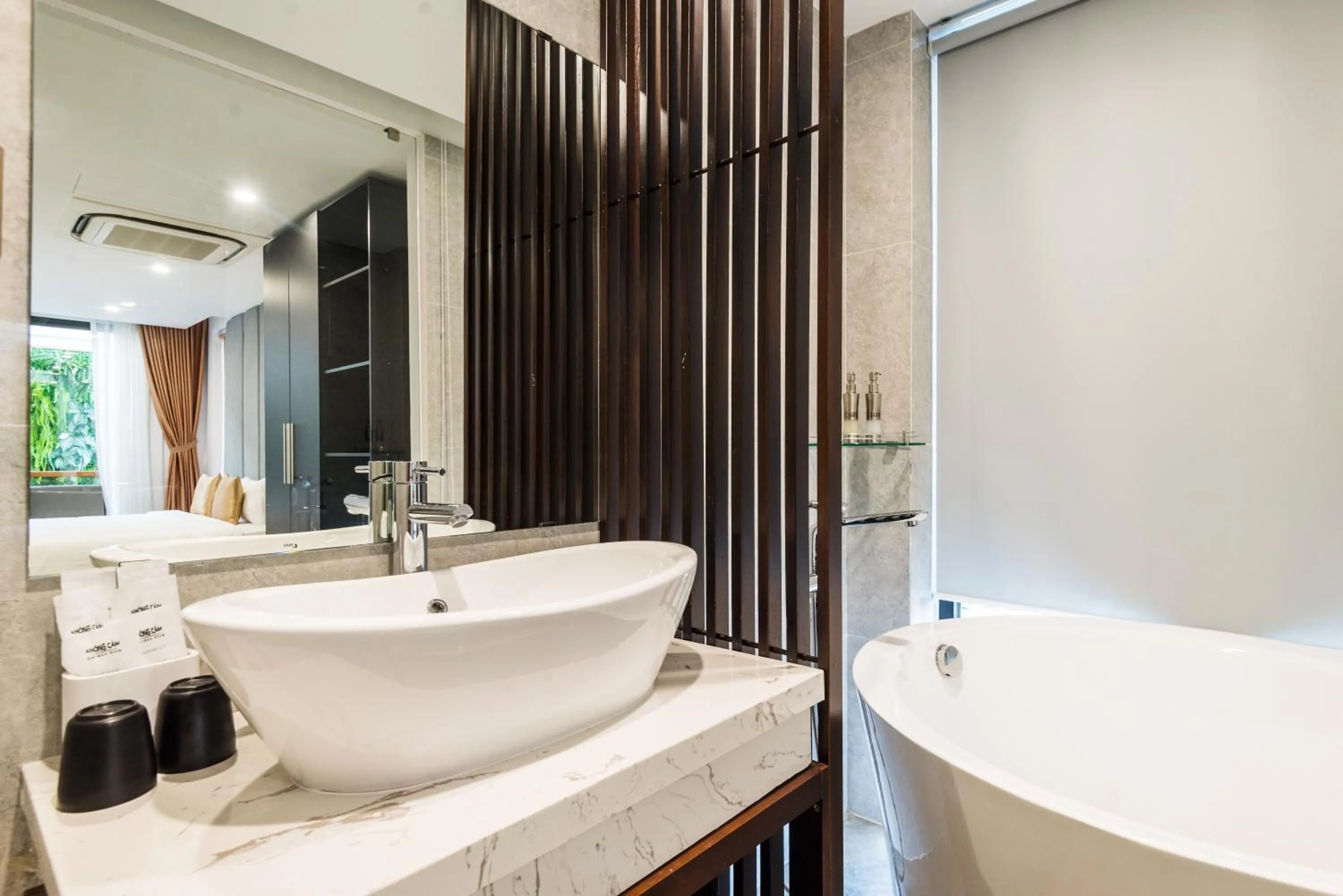 Shower in Khong Cam Garden Villas