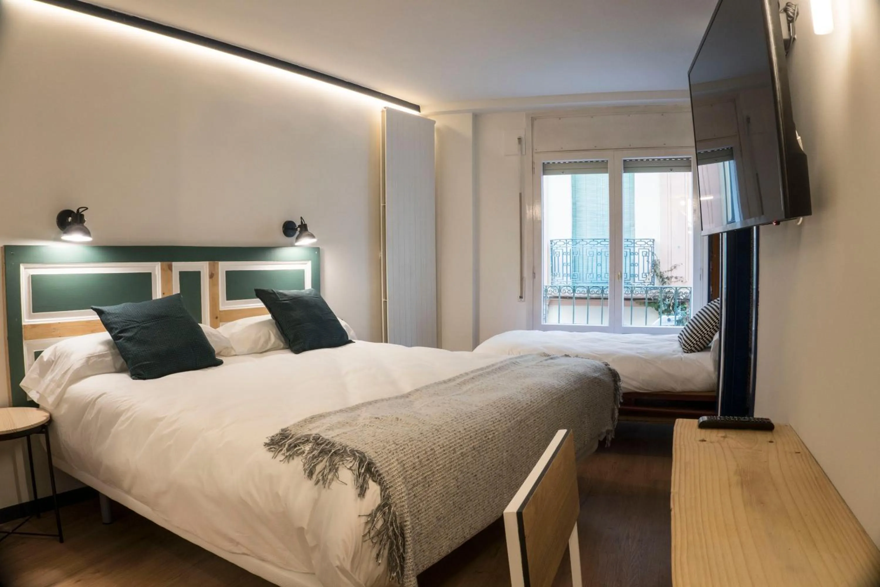 Bed in Hotel Alda Jolio Jaca